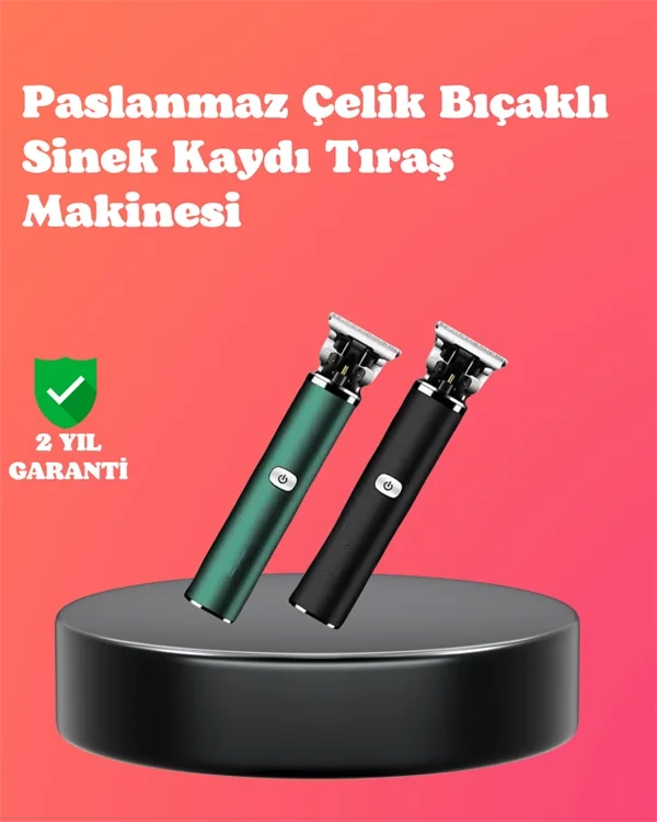 Paslanmaz Çelik Bıçaklı Sinek Kaydı Tıraş Makinesi Uzun Ömürlü Paslanmaz Çelik Bıçaklı Sinek Kaydı Tıraş Makinesi Uzun Ömürlü