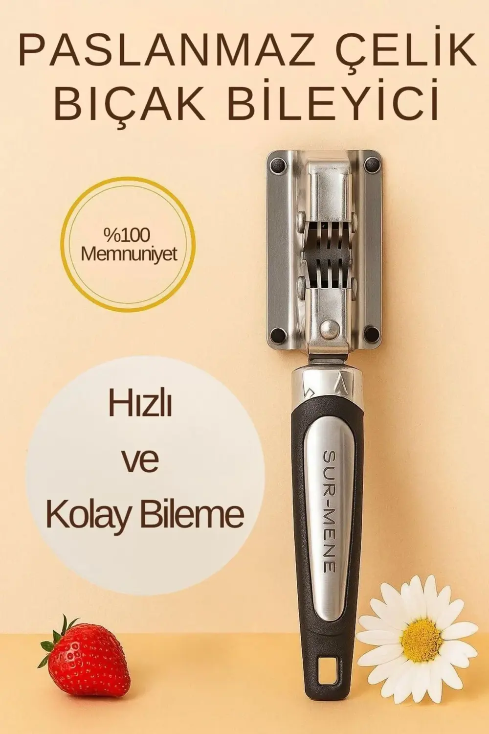 Paslanmaz Çelik Bıçak Bileyici – Hızlı ve Kolay Bileme Aparatı
