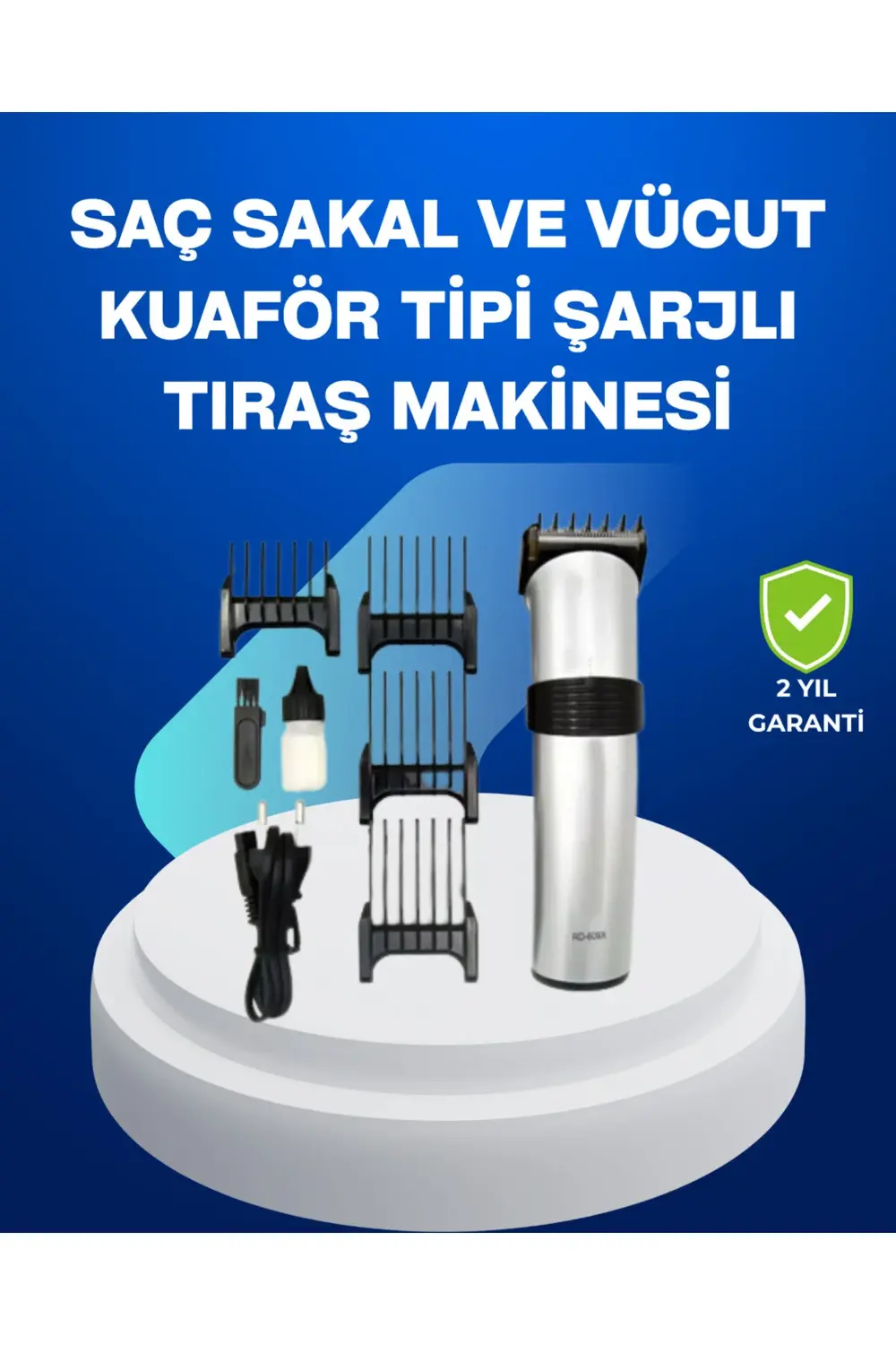 Paslanmaz Çelik Bıçaklı Tıraş Makinesi – Keskin ve Dayanıklı