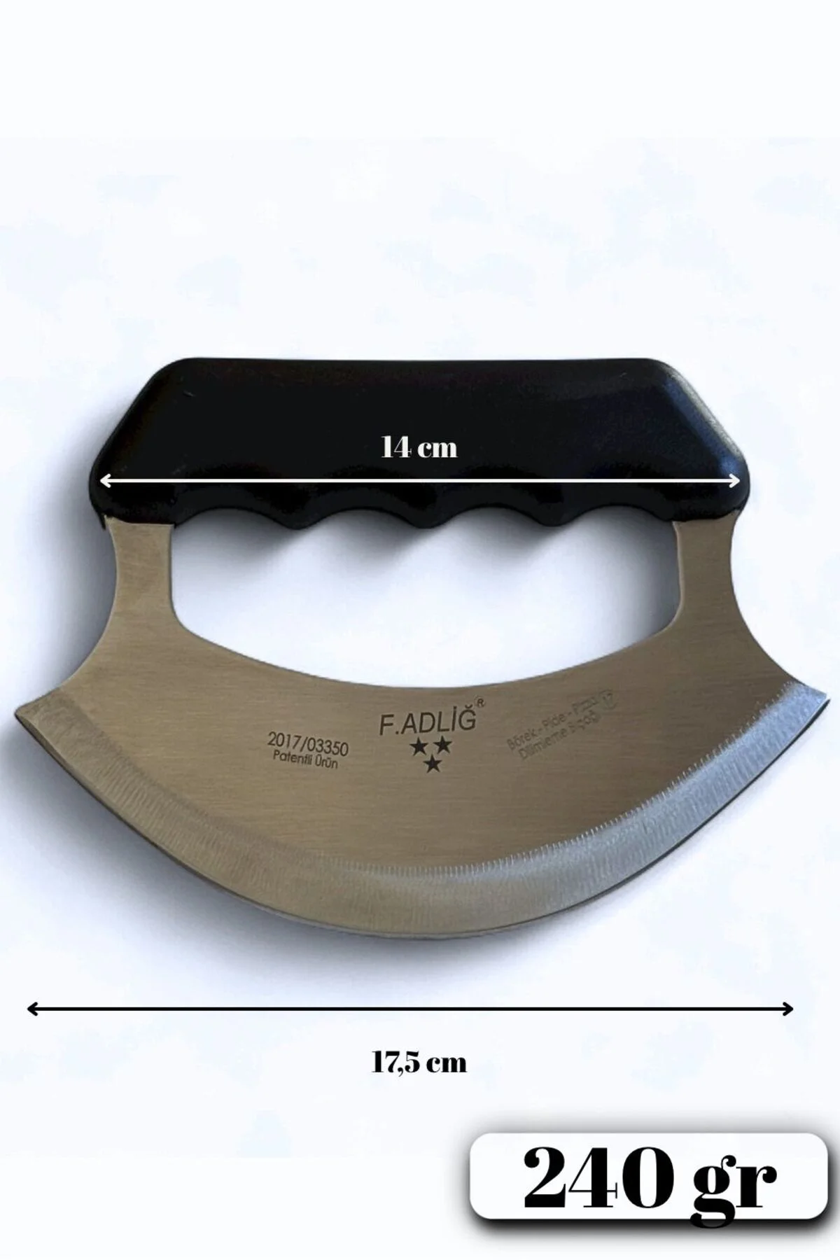 Paslanmaz Çelik Börek, Pide ve Pizza Dilimleme Bıçağı – Ergonomik Saplı Profesyonel Kesici (17,5 cm) Paslanmaz Çelik Börek, Pide ve Pizza Dilimleme Bıçağı – Ergonomik Saplı Profesyonel Kesici (17,5 cm)