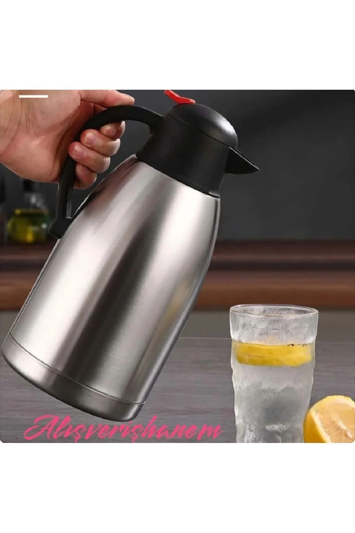 Paslanmaz Çelik Çift Katmanlı Termos 3 Litre