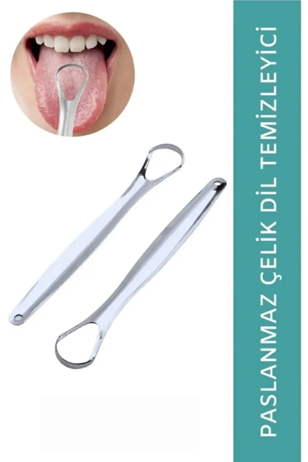 Paslanmaz Çelik Dil Temizleyici