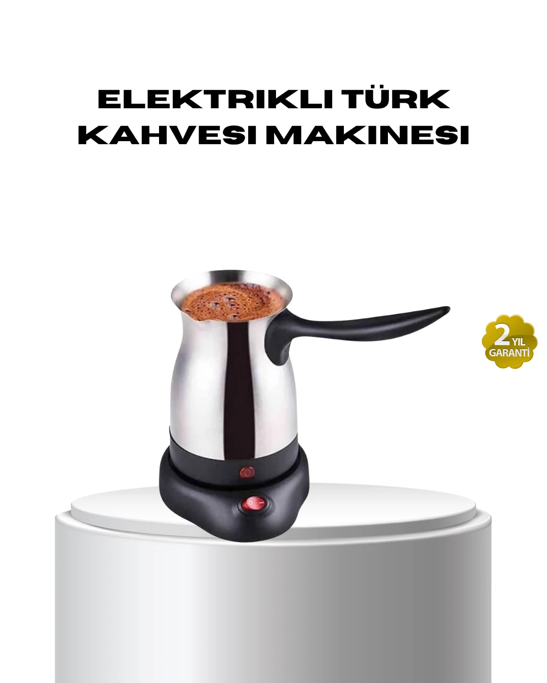 Paslanmaz Çelik Elektrikli Cezve 800W 6 Fincan Kapasiteli Fiyatı, Yorumları ve Özellikleri