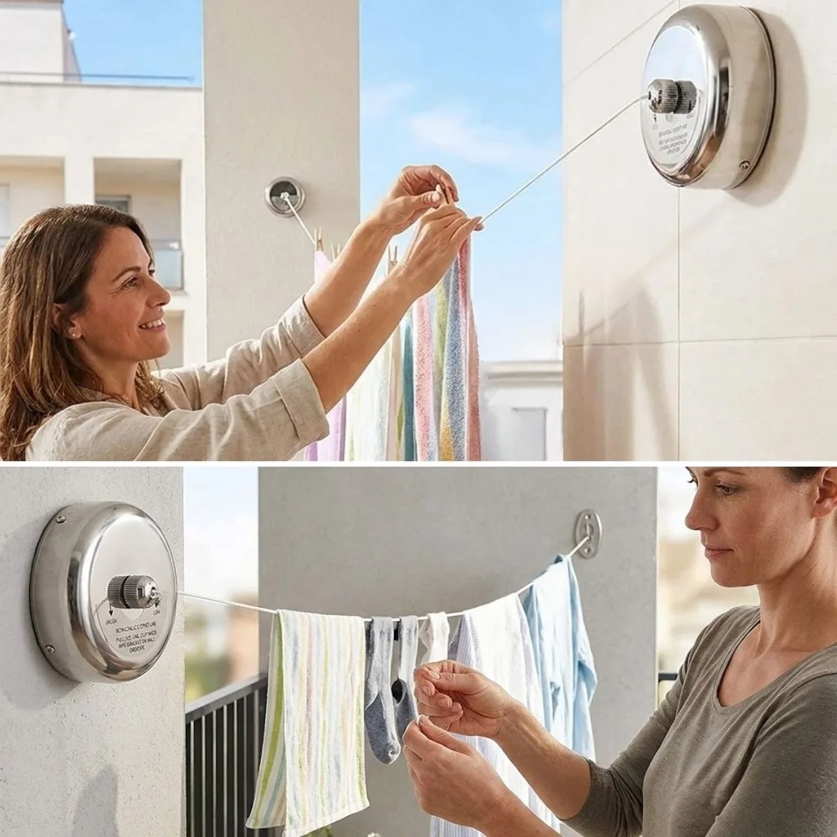 Paslanmaz Çelik Geri Çekilebilir Çamaşır İpi – Duvar Tipi Duvara Monte Banyo,balkon,bahçe Çamaşır Kurutma Askısı Bx40 Fiyatı, Yorumları ve Özellikleri