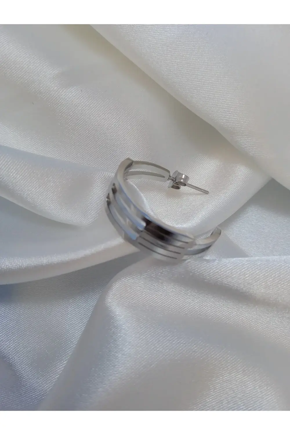 Paslanmaz Çelik Kaburga Küpe