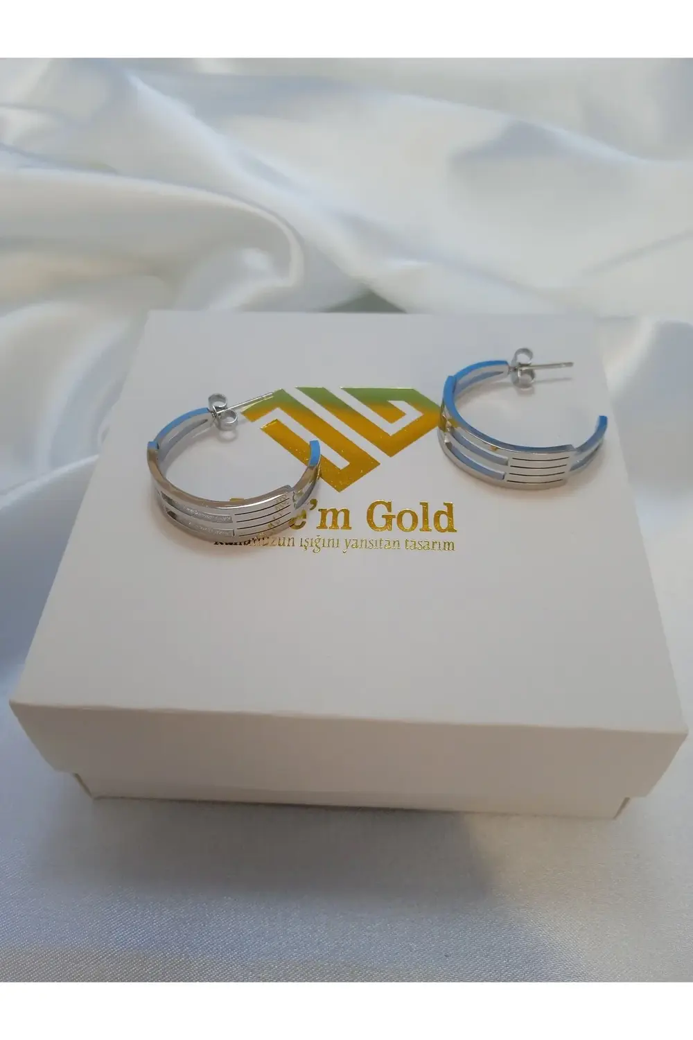 Paslanmaz Çelik Kaburga Küpe