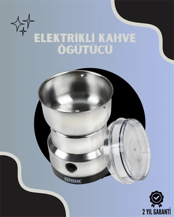 Paslanmaz Çelik Kahve Değirmeni | Düşük Gürültü Yüksek Devir Fınd