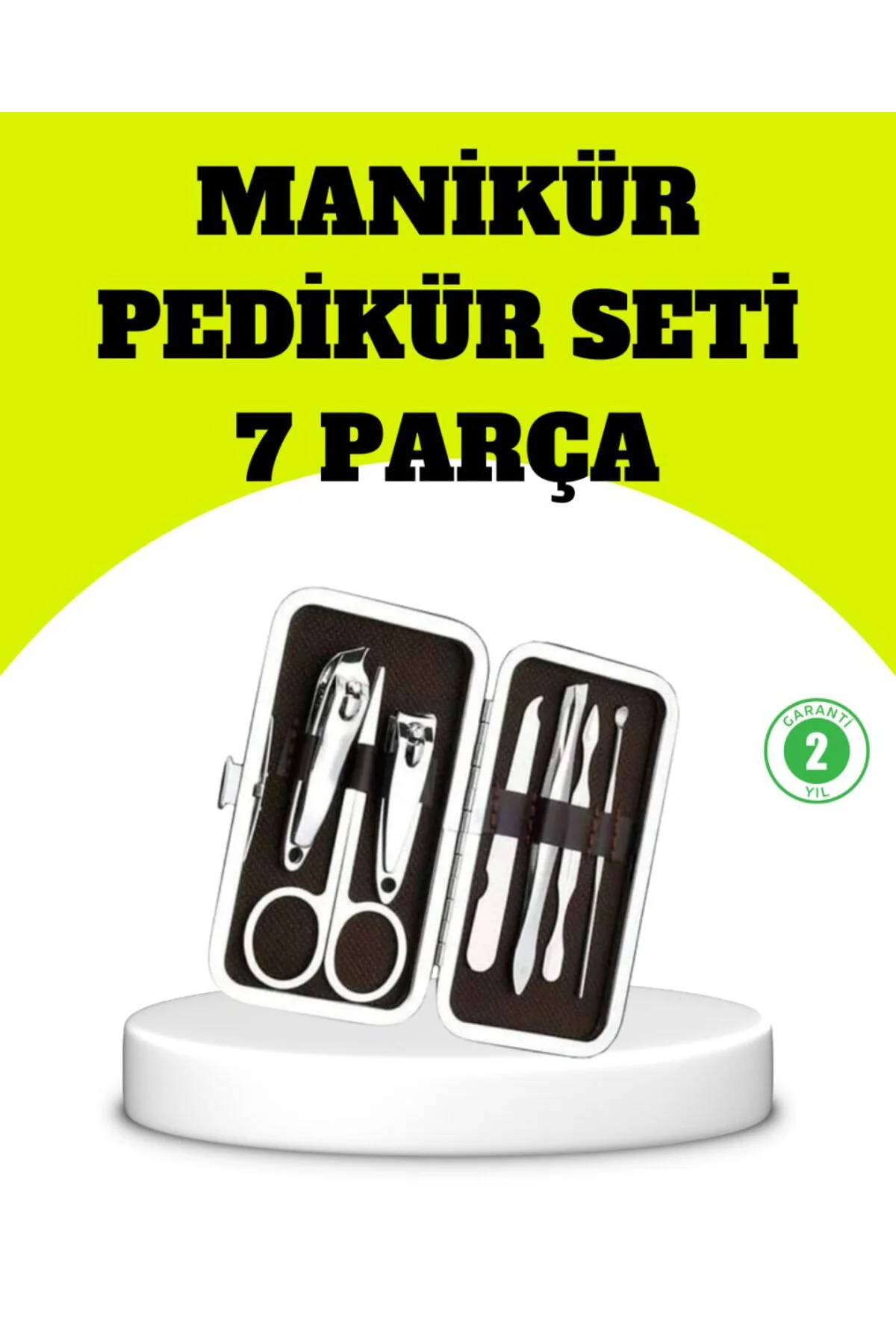 Paslanmaz Çelik Kişisel Bakım Seti – 7 Parça