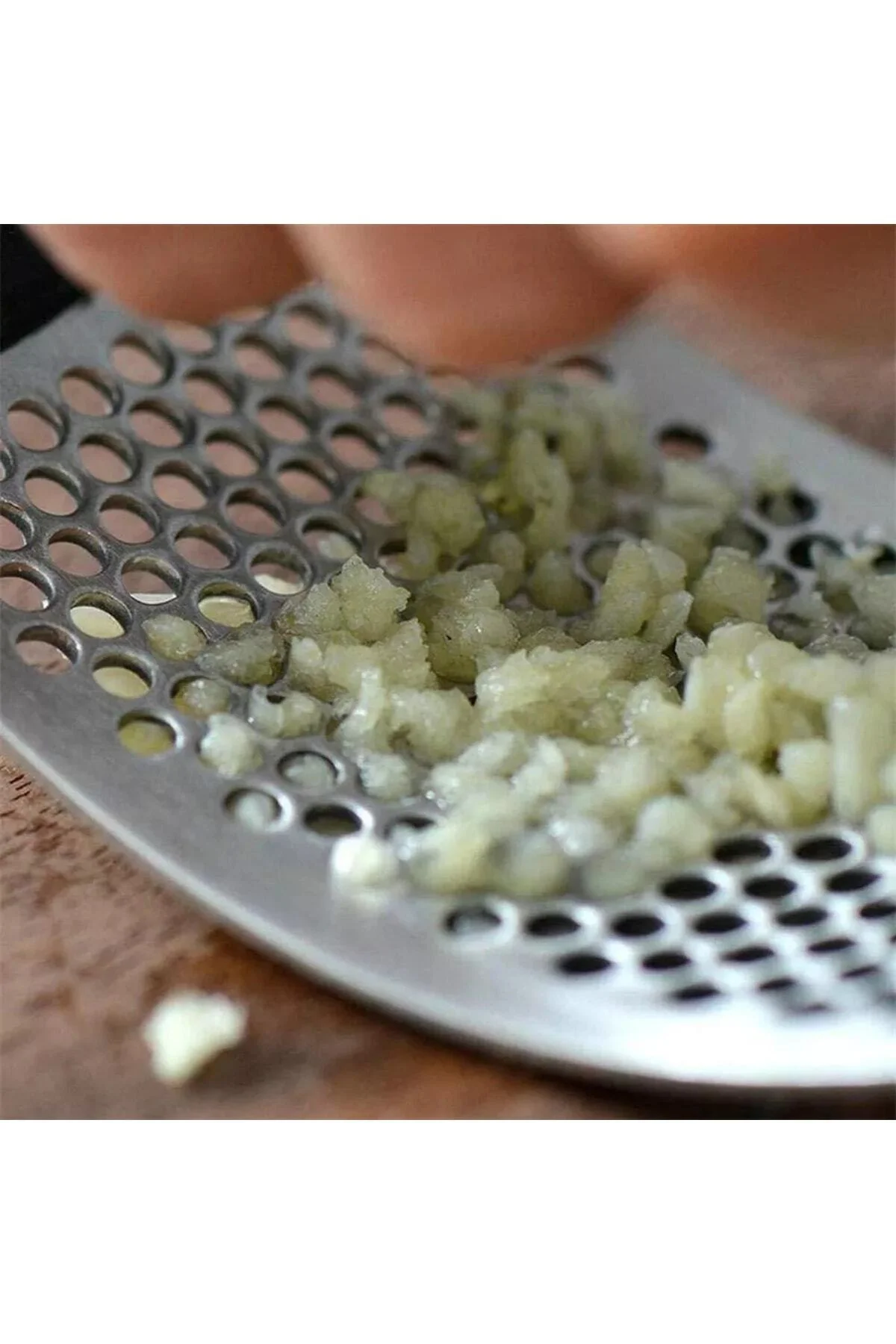 Paslanmaz Çelik Kollu Sarımsak Ezici