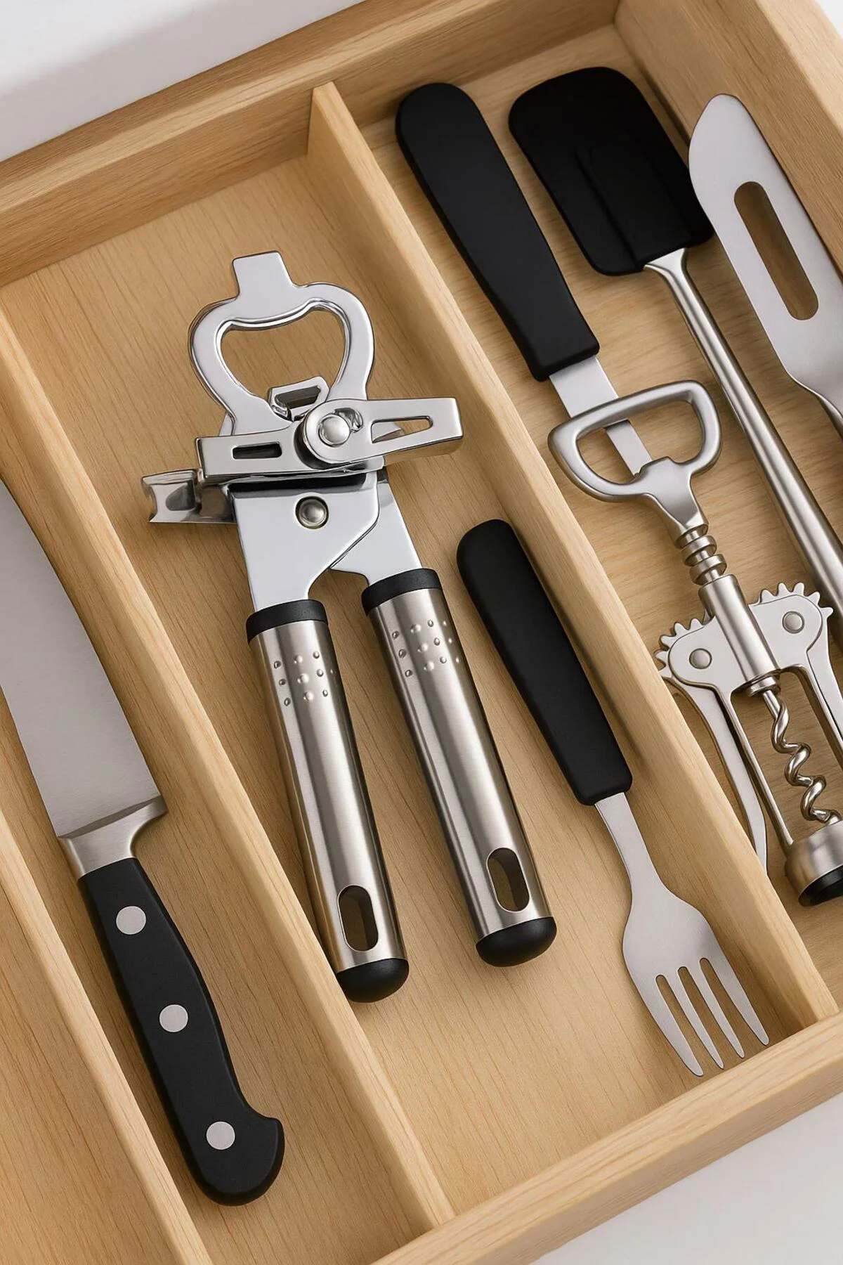 Paslanmaz Çelik Konserve ve Şişe Açacağı