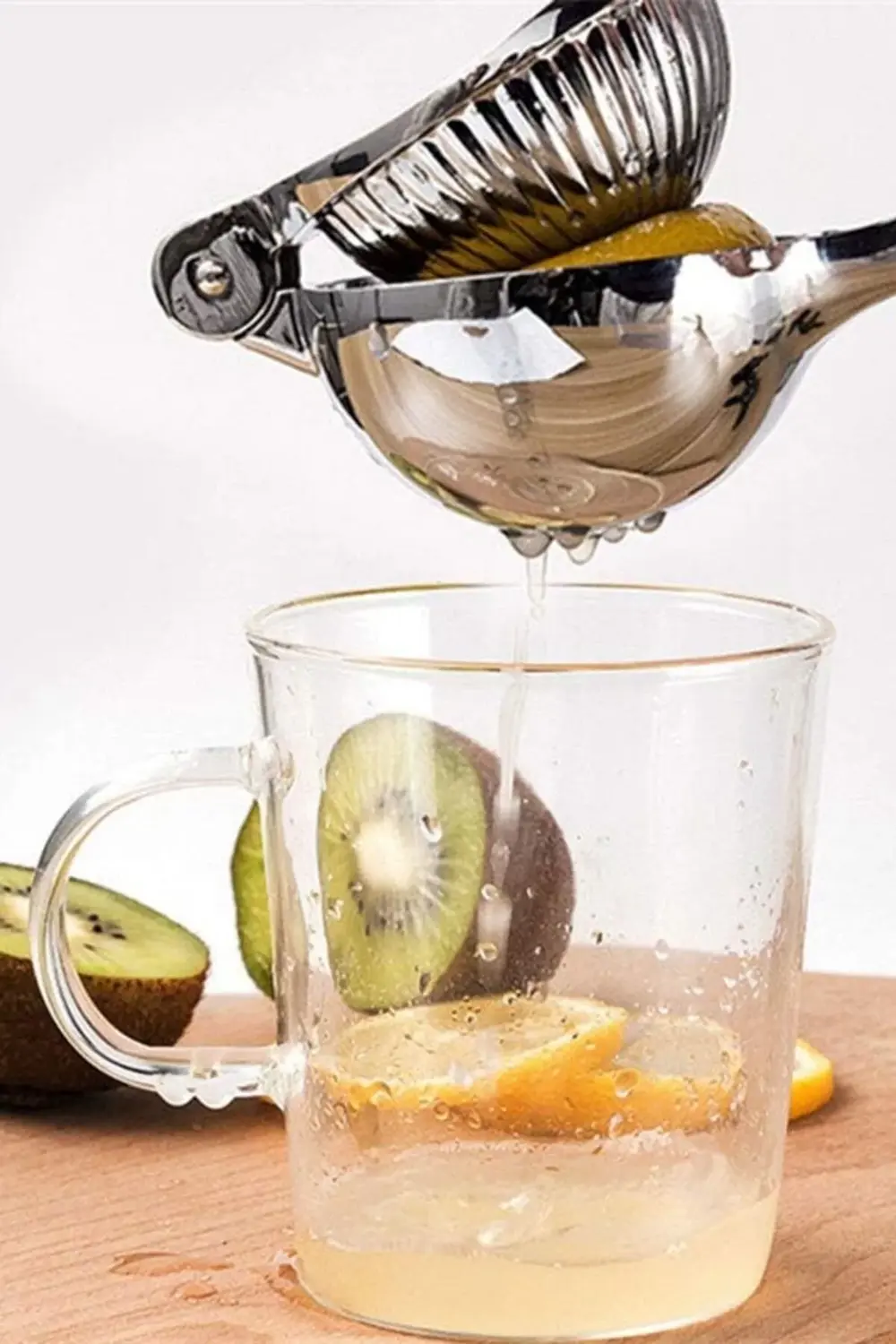 Paslanmaz Çelik Lüx Limon Sıkacağı Metal Press Meyve Sıkacağı