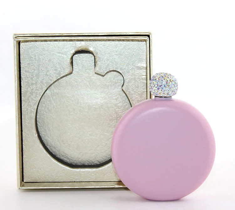 Paslanmaz Çelik Matara 150 ml Pembe Renk