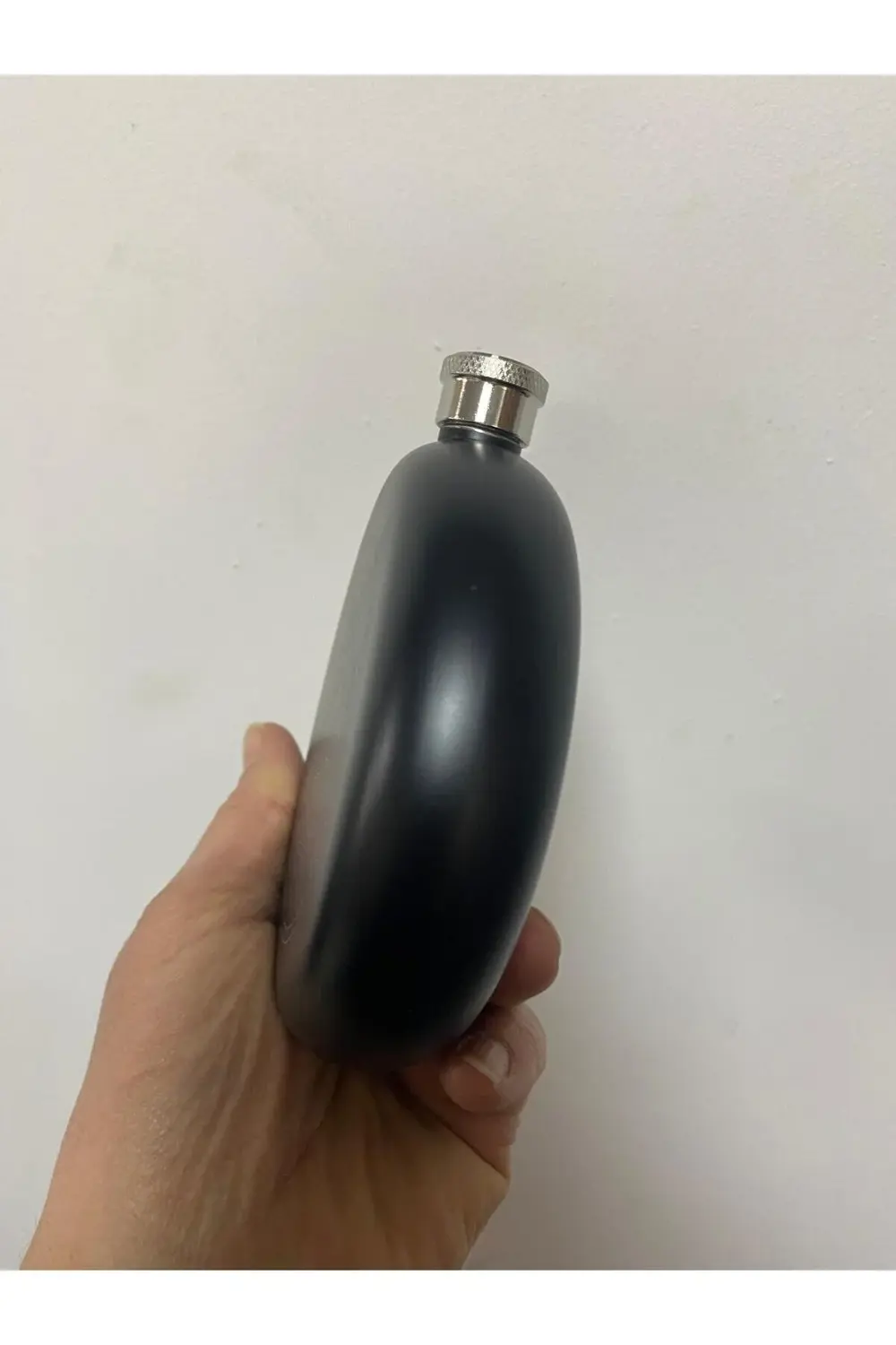 Paslanmaz Çelik Matara Kurt Figürlü Konyak Şişesi