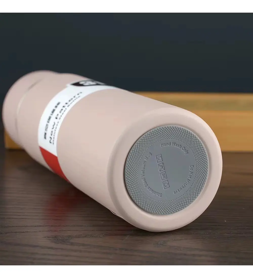 Paslanmaz Çelik Matara Termos Su Şişesi 500 ML Vakumlu Kapak - Ye