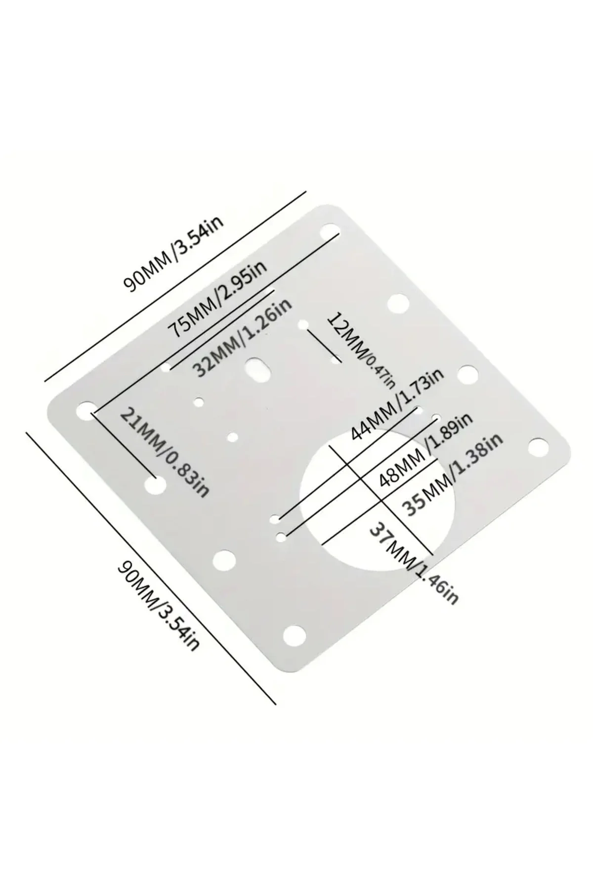 Paslanmaz Çelik Menteşe Onarım Plakası - Lisinya