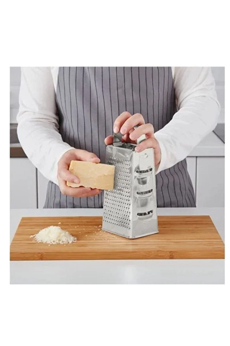 Paslanmaz Çelik Mutfak Rende - 12 cm x 10 cm x 20 cm Bulaşık Makinesinde Yıkanabilir Fiyatı, Yorumları ve Özellikleri