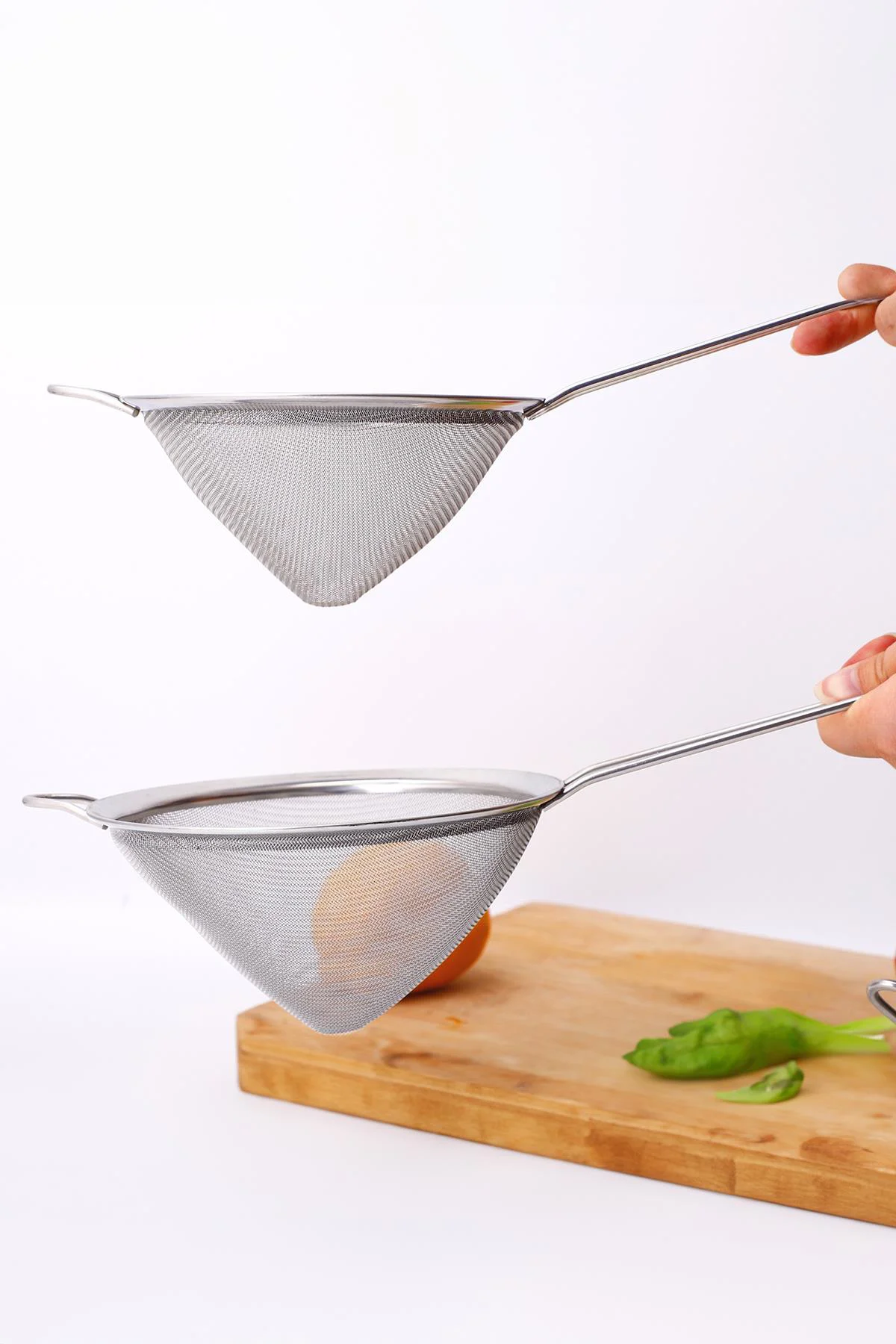 Paslanmaz Çelik Saplı Konik Süzgeç 14 cm Paslanmaz Çelik Saplı Konik Süzgeç 14 cm