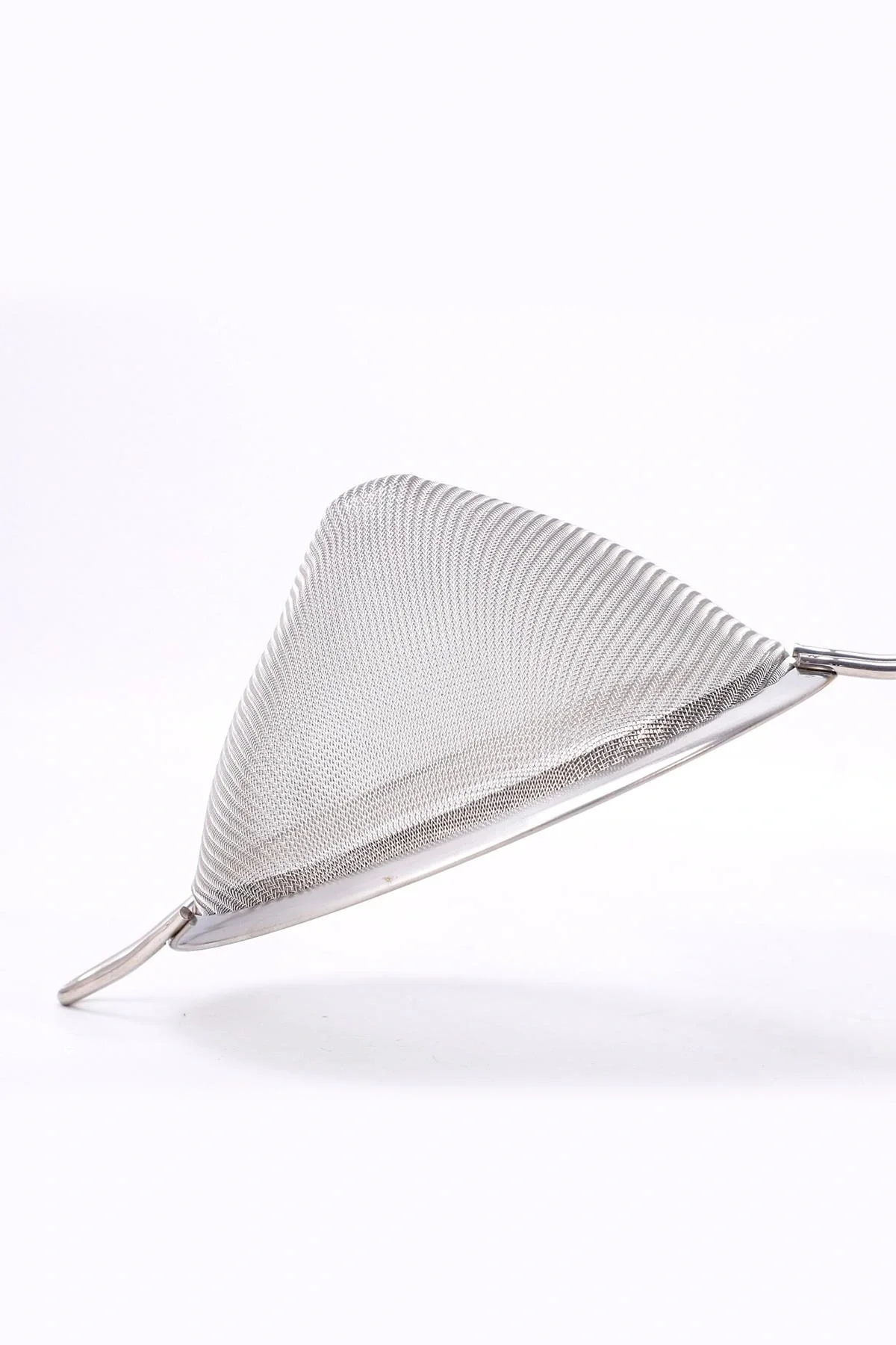Paslanmaz Çelik Saplı Konik Süzgeç 14 cm