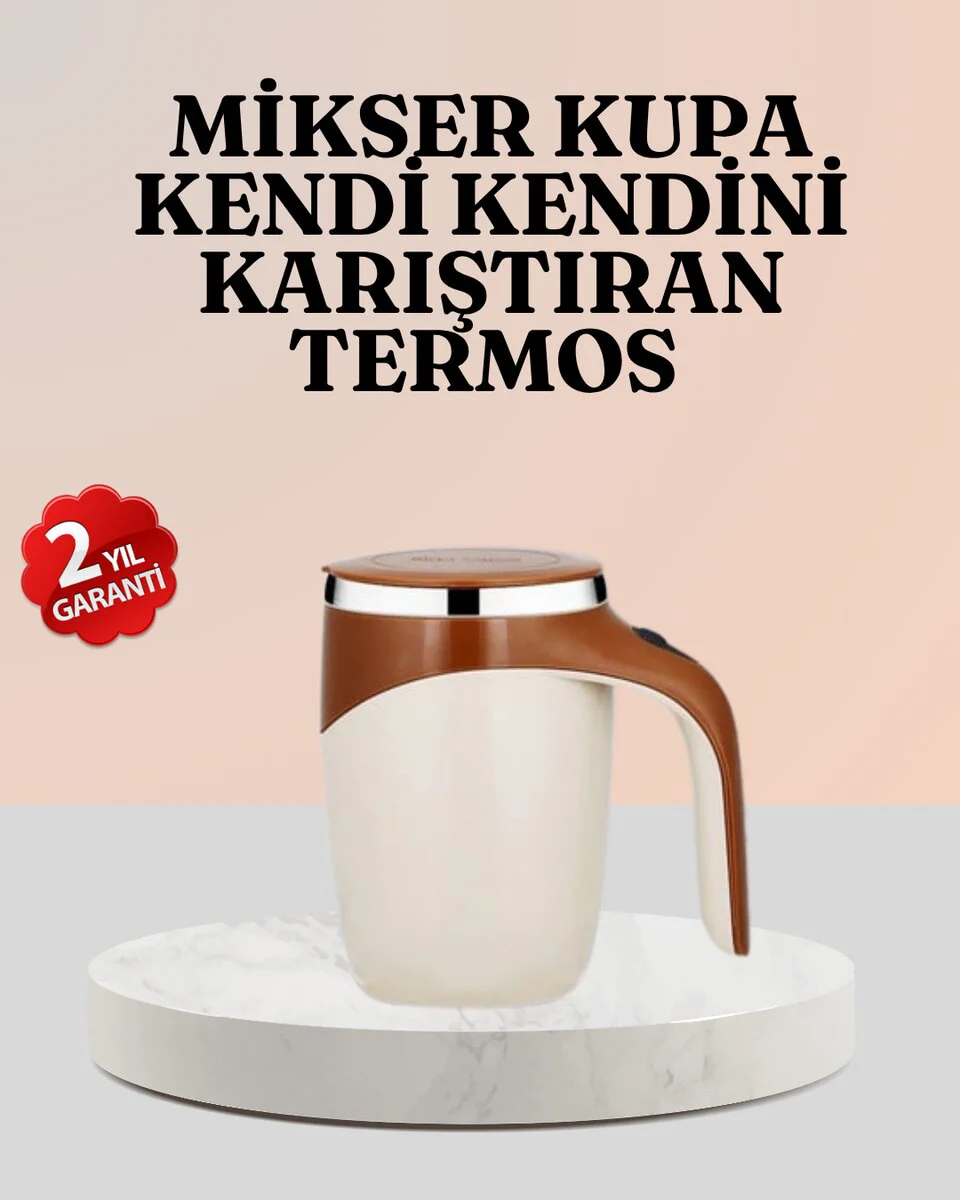 Paslanmaz Çelik Şarjlı Karıştırma Kupa – Otomatik Manyetik Blende