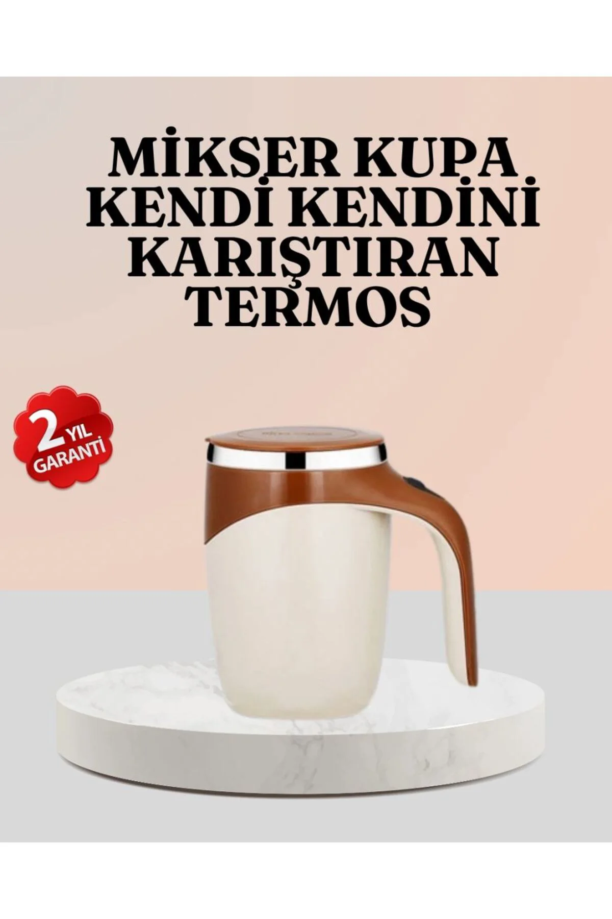 Paslanmaz Çelik Şarjlı Karıştırma Kupa – Otomatik Manyetik Blende