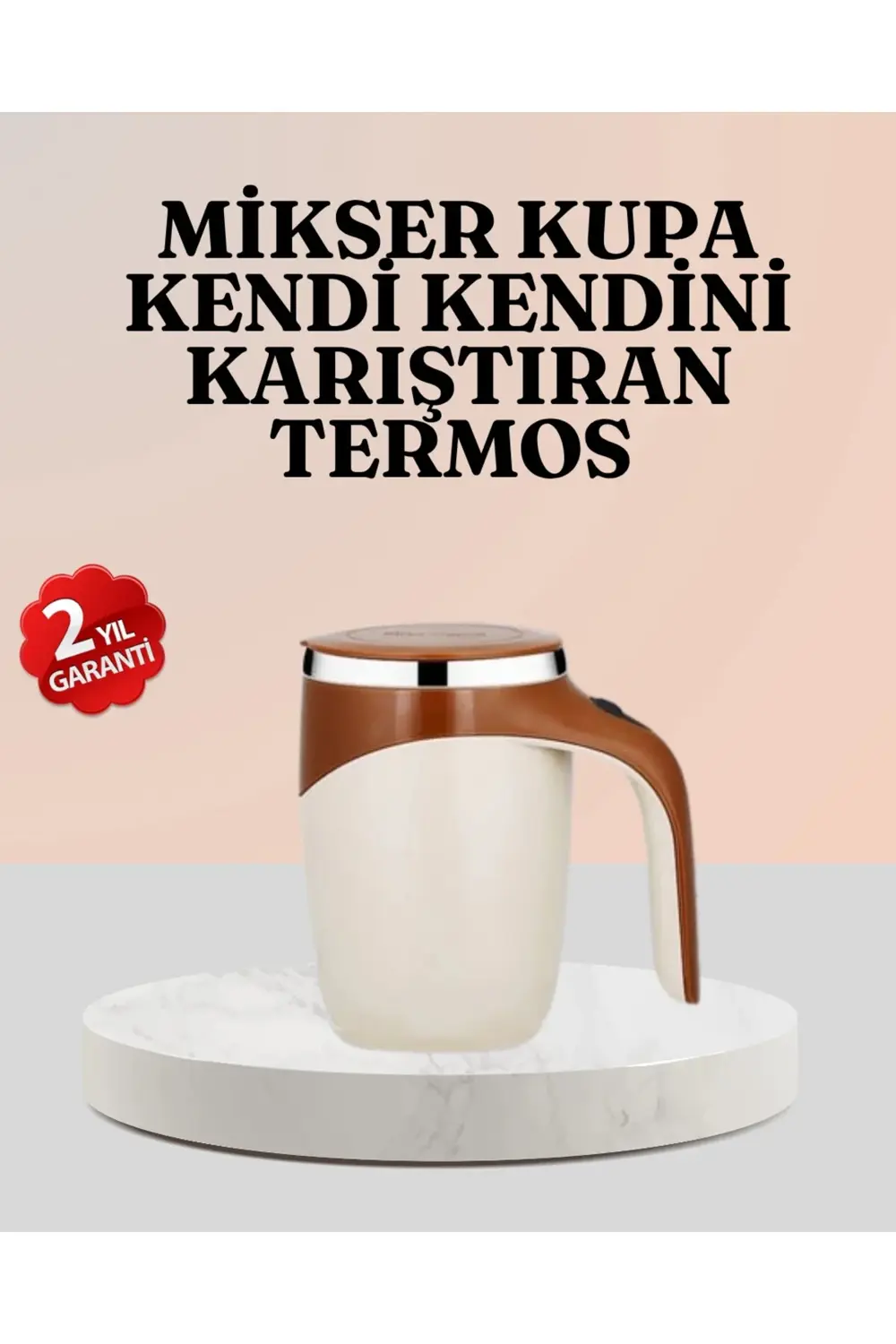 Paslanmaz Çelik Şarjlı Karıştırma Kupa – Otomatik Manyetik Blende