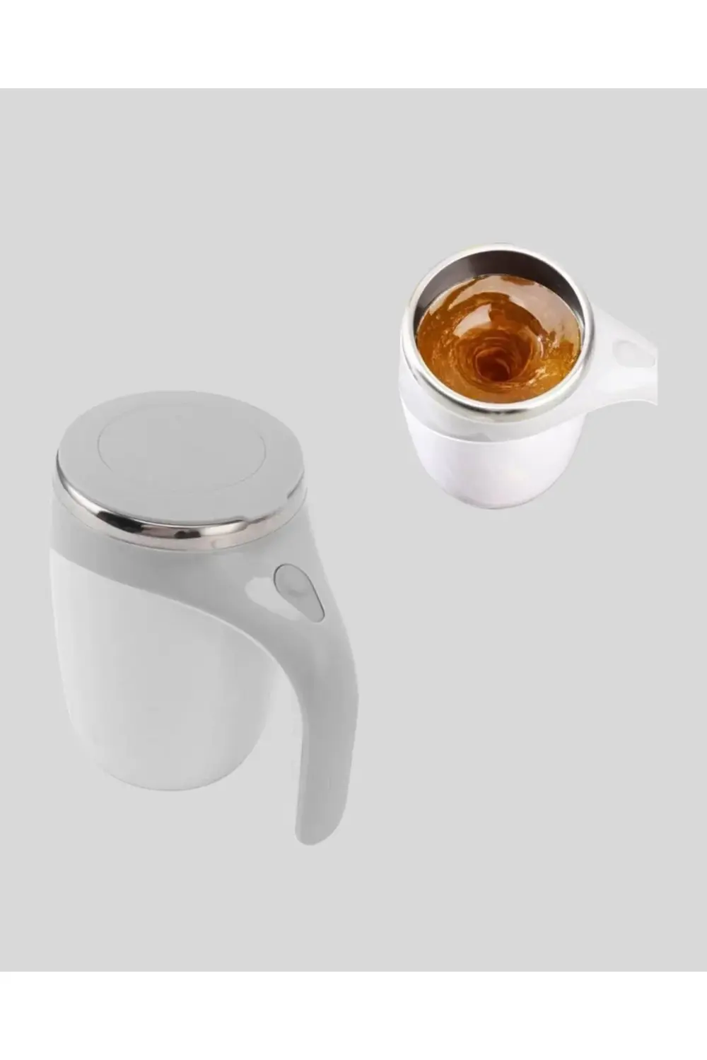 Paslanmaz Çelik Şarjlı Karıştırma Kupa – Otomatik Manyetik Blende