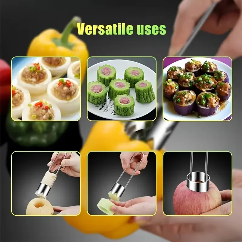 Paslanmaz Çelik Sebze Meyve Oyacağı
