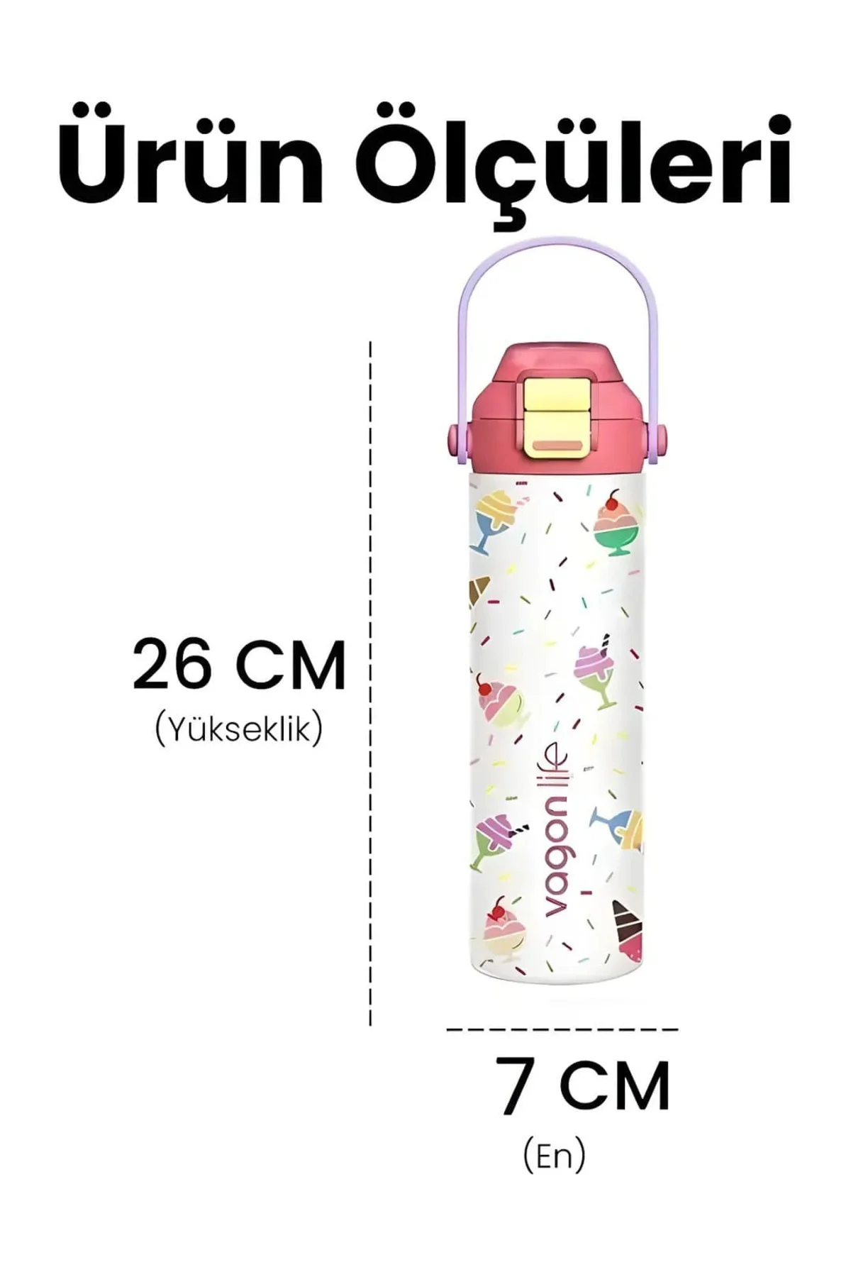 Paslanmaz Çelik Su Matarası - 600 ml Tek Kapak Çift Kullanım Taşı Paslanmaz Çelik Su Matarası - 600 ml Tek Kapak Çift Kullanım Taşı