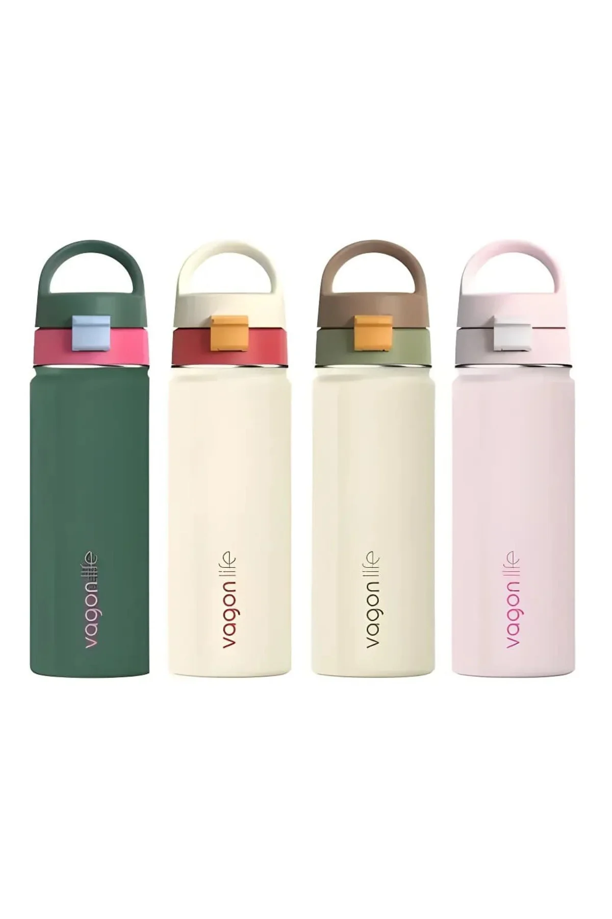 Paslanmaz Çelik Su Matarası - 550 ml Tek Kapak Çift Kullanım Taşı Paslanmaz Çelik Su Matarası - 550 ml Tek Kapak Çift Kullanım Taşı