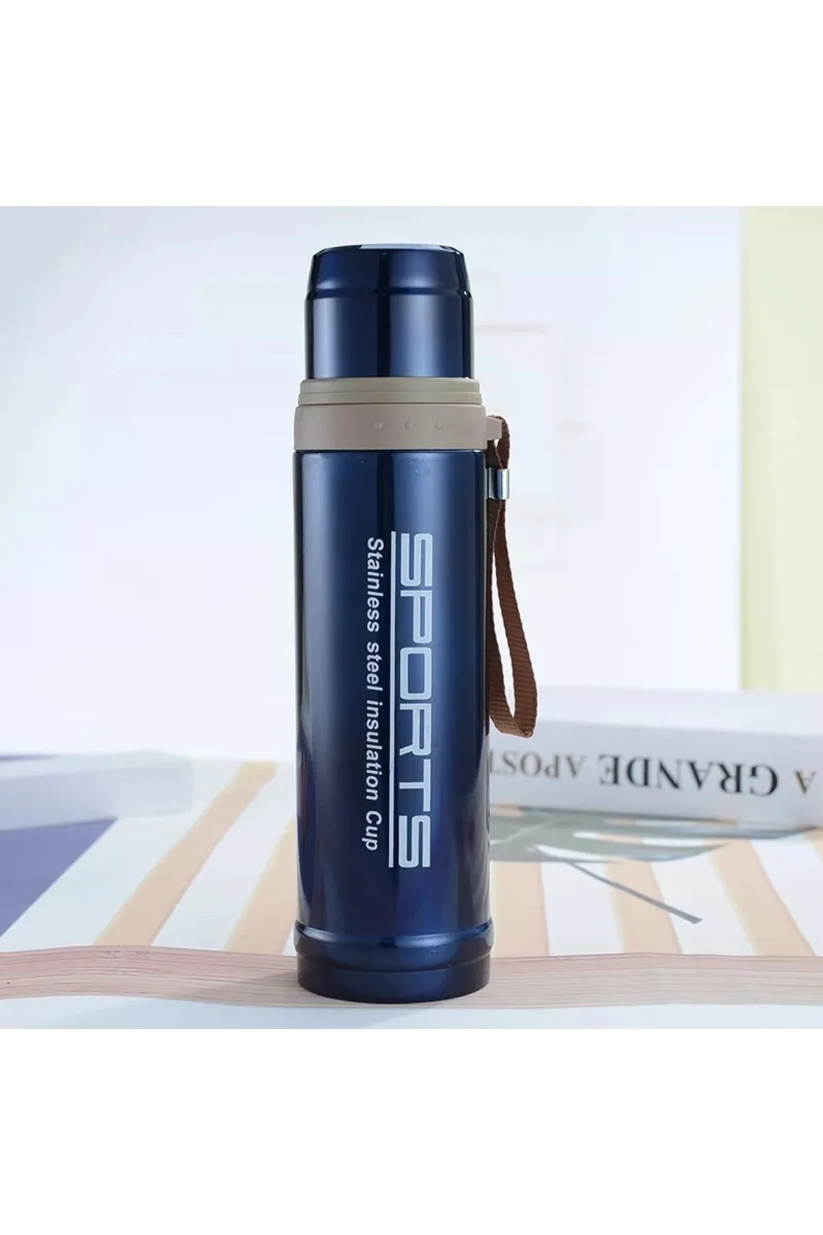 Paslanmaz çelik termos 500 ml çok renkli 24 saat yalıtım süresi ile - Spor &amp; Outdoor