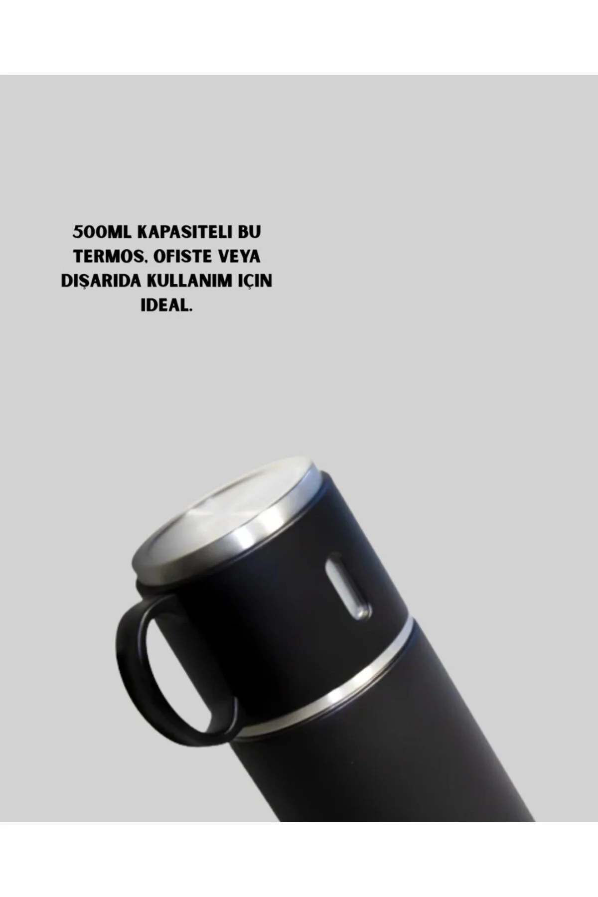 Paslanmaz Çelik Termos Seti | 500 Ml Kapasite, 6-12 Saat Isı Koru