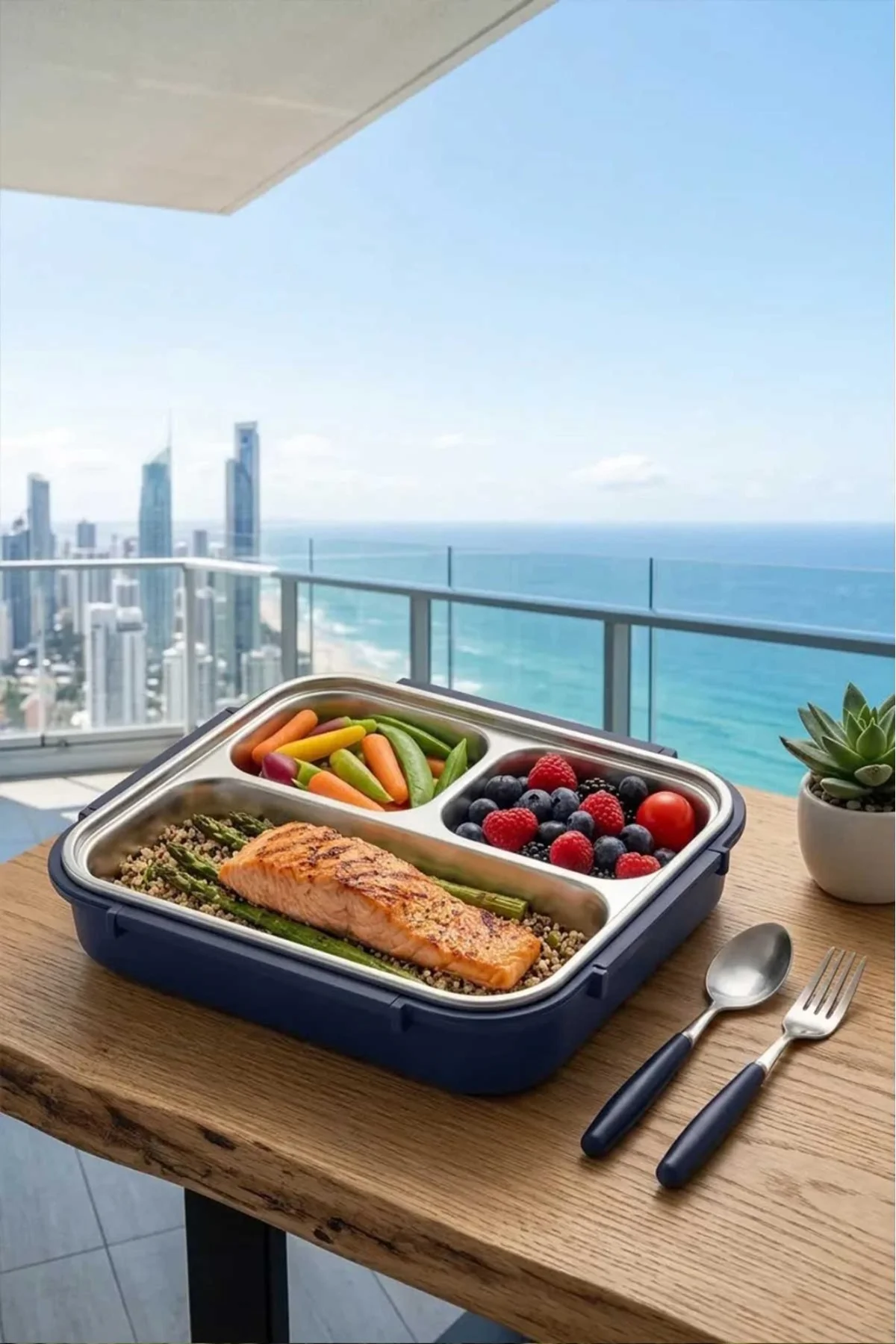 PASLANMAZ ÇELİK, VAKUMLU KAPAK, TERMOSLU, DİKDÖRTGEN ÇATAL VE KAŞIKLI YEMEK TAŞIMA KABI, SEFER TASI, LOUNCH BOX 600ML PASLANMAZ ÇELİK, VAKUMLU KAPAK, TERMOSLU, DİKDÖRTGEN ÇATAL VE KAŞIKLI YEMEK TAŞIMA KABI, SEFER TASI, LOUNCH BOX 600ML