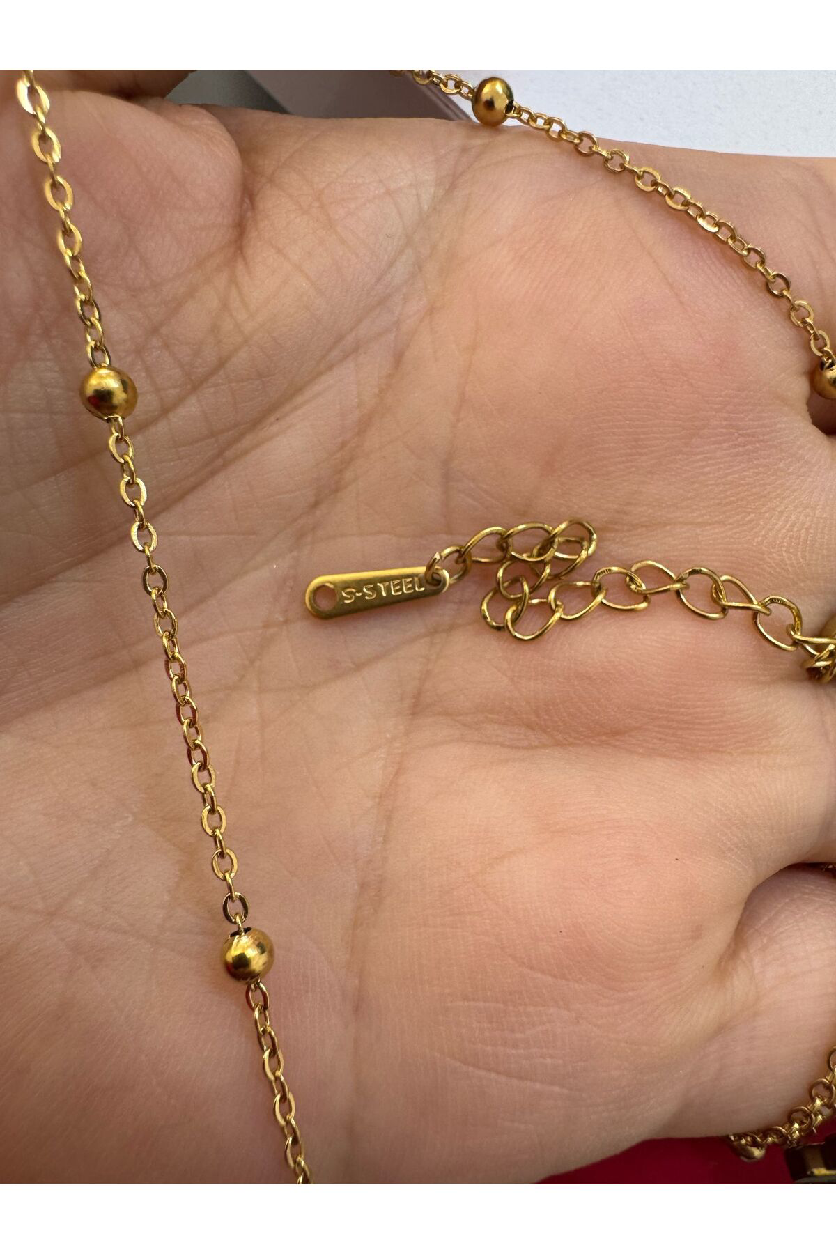 Arescollection Paslanmaz Çelik Yildizli Vücut Zinciri