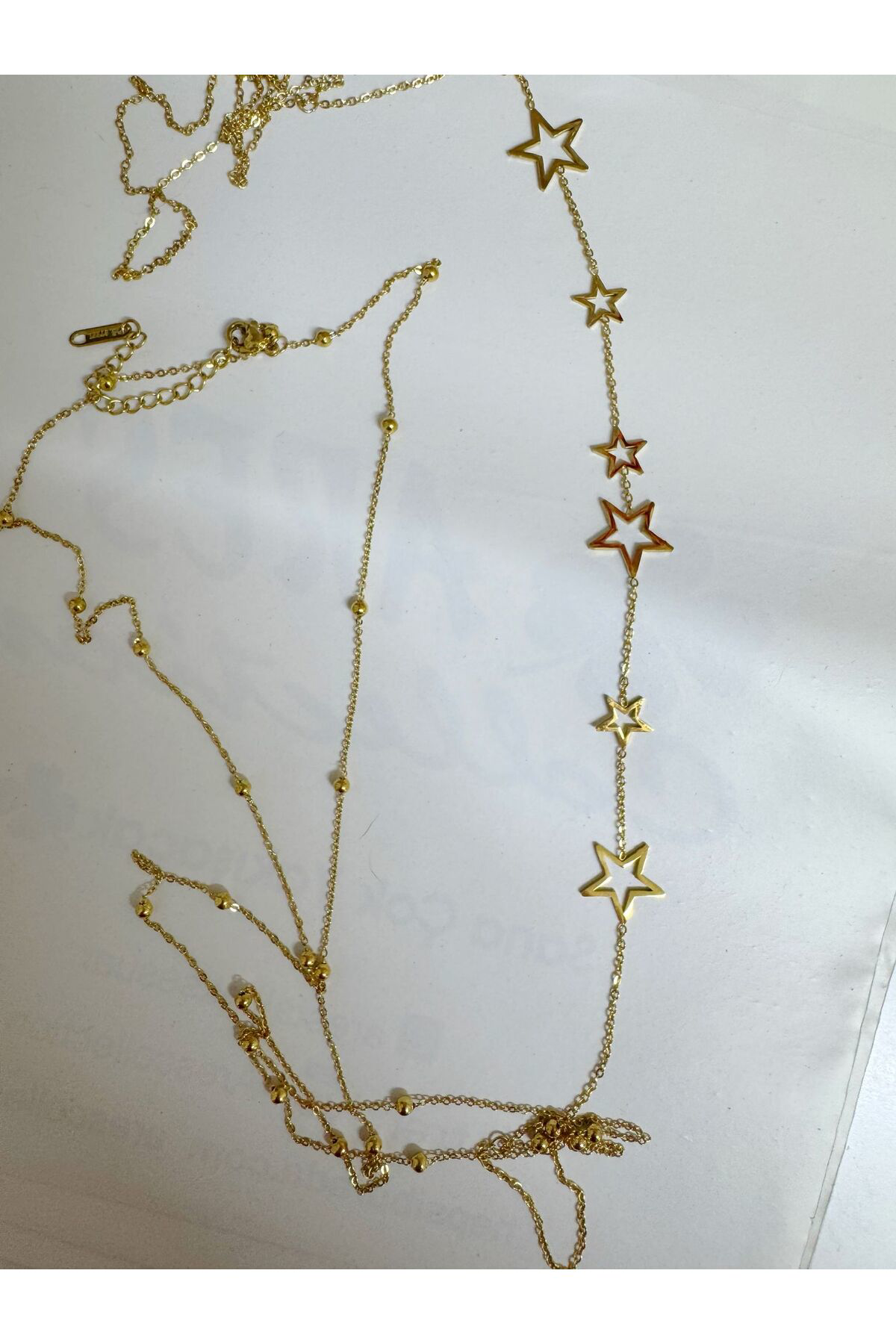 Arescollection Paslanmaz Çelik Yildizli Vücut Zinciri