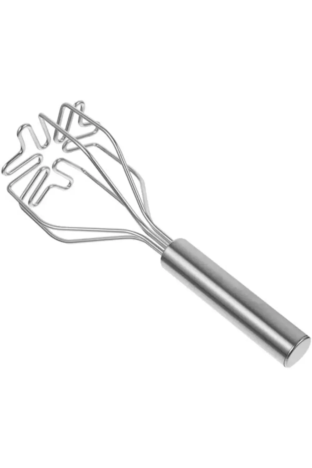 Paslanmaz Çelik Yıldız Tabanlı Patates Ezici - 25,7 cm Ergonomik
