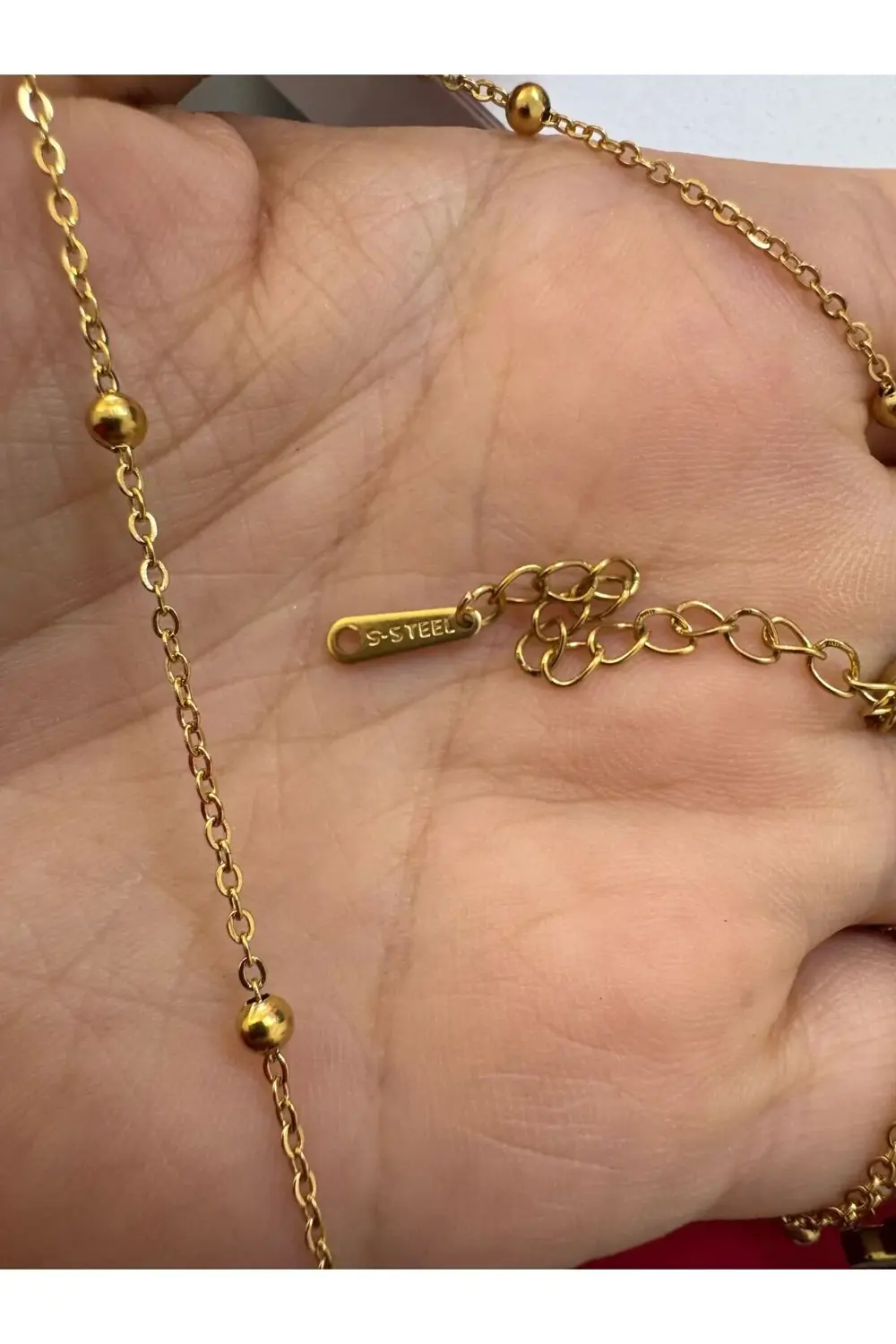 PASLANMAZ ÇELİK YILDIZLI VÜCUT ZİNCİRİ