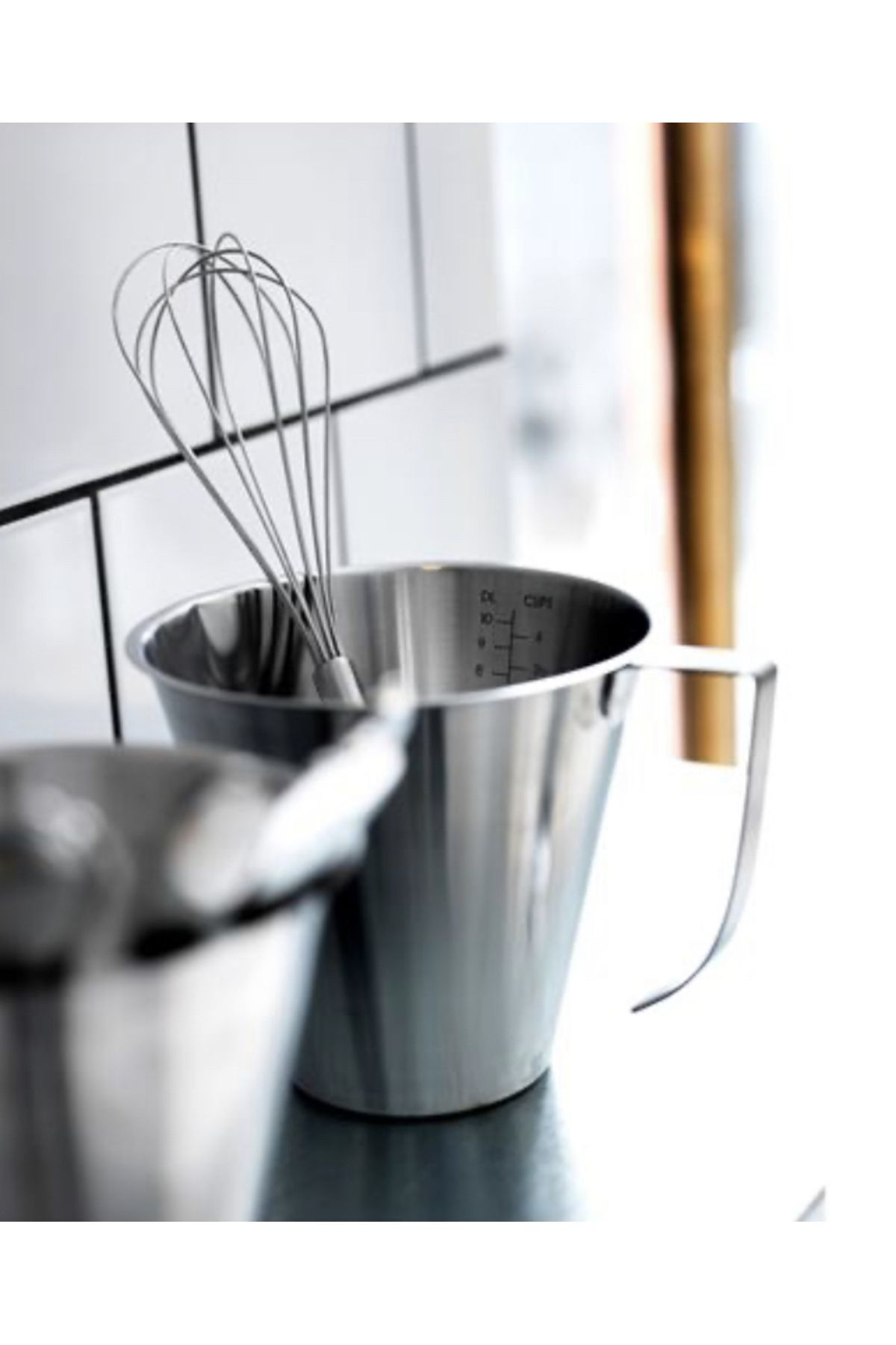 İkea Paslanmaz Çelik Rende+ Pabjuda 2’Li Çelik Çırpıcı+ Vardagen Pasla