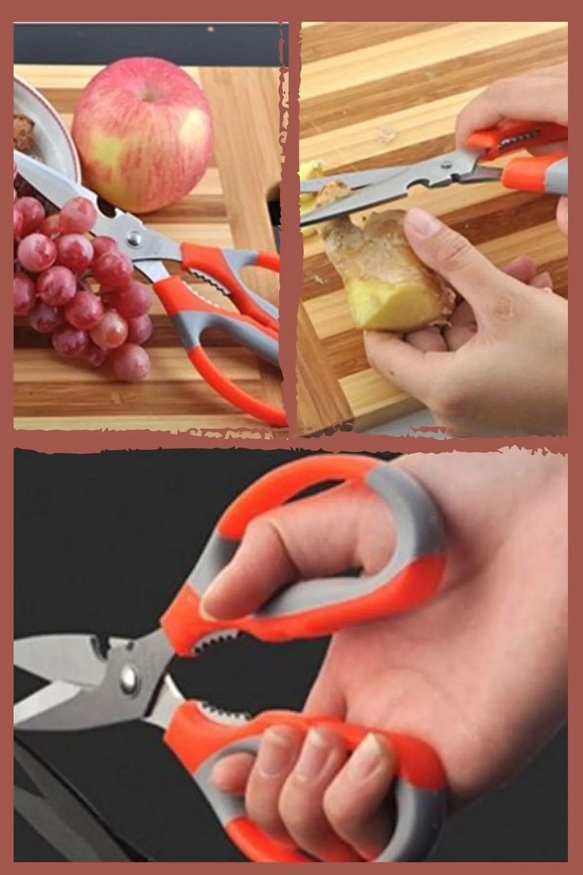 Just Cheap Store Paslanmaz Çelik Et, Tavuk, Börek Doğrama Makası