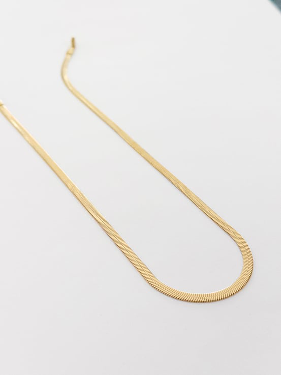 PASLANMAZ ÇELİK GOLD İTALYAN KOLYE 45 CM