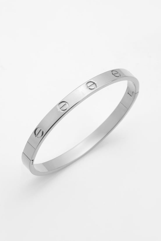 PASLANMAZ ÇELİK SILVER KELEPÇE