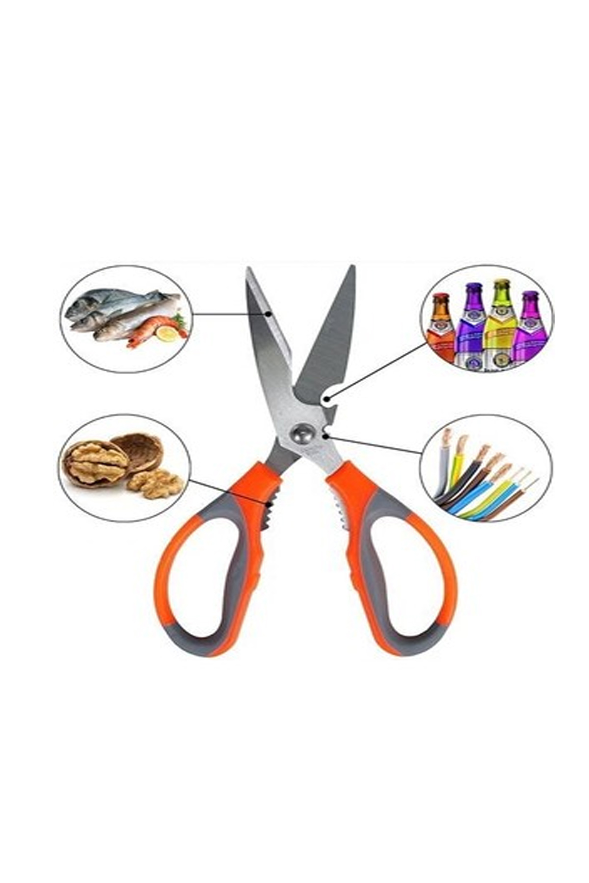 Just Cheap Store Paslanmaz Çelik Et, Tavuk, Börek Doğrama Makası