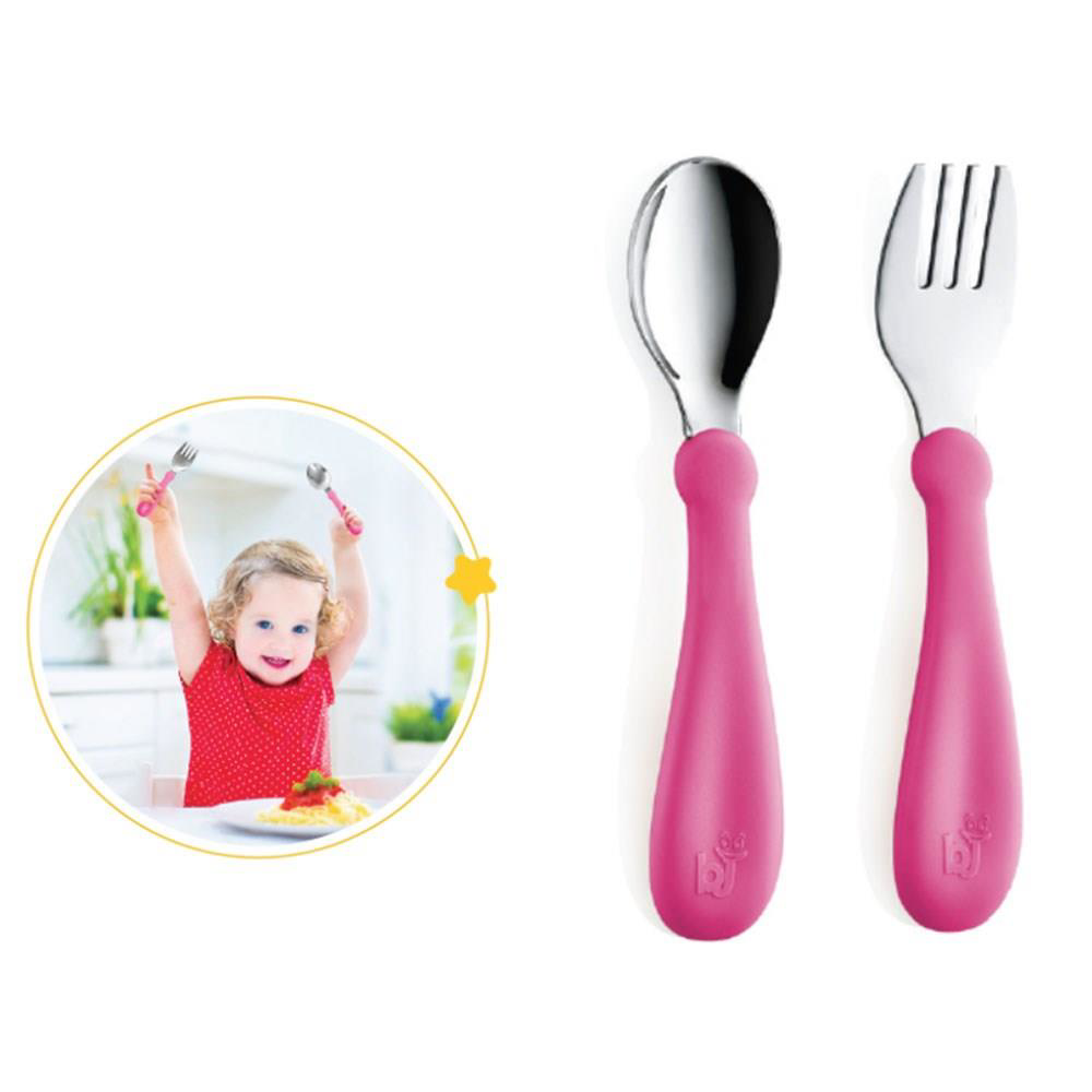 Paslanmaz Çelik Çatal Kaşık Seti 522 Pembe Paslanmaz Çelik Çatal Kaşık Seti 522 Pembe