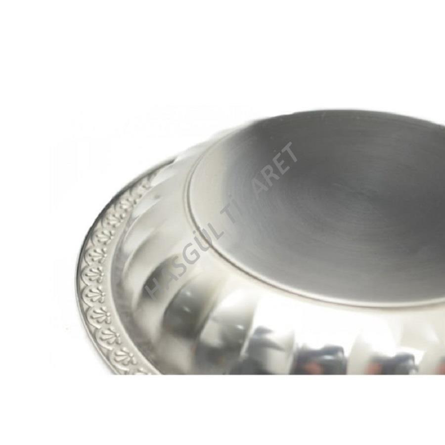 Hsgl Paslanmaz Çelik Meyve Salata Tabaği 23 Cm Misir Kasesi
