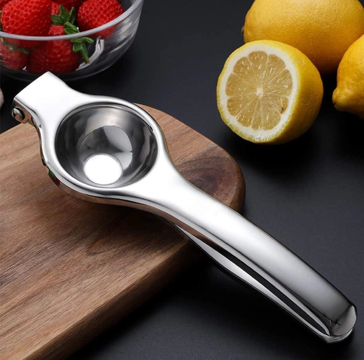 Just Cheap Store Paslanmaz Çelik Limon Sıkacağı