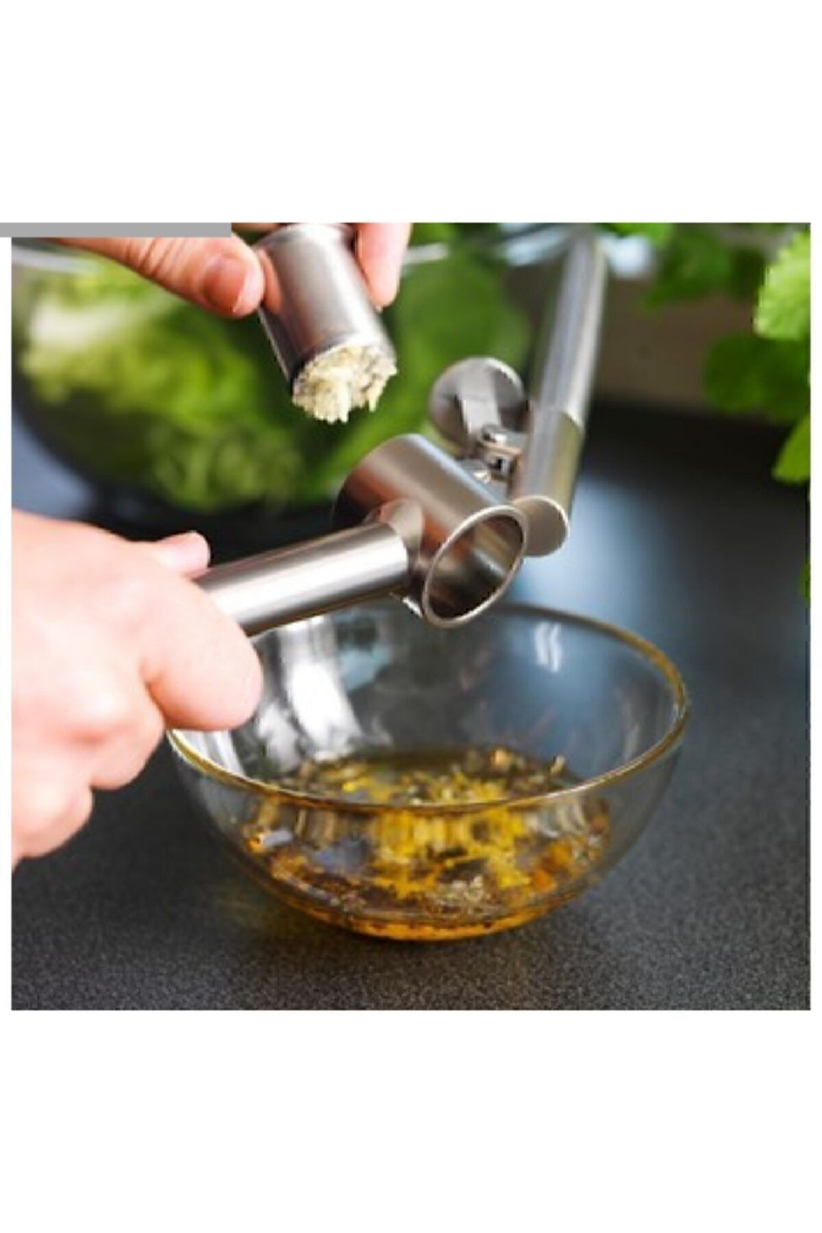 İkea Paslanmaz Çelik Sarımsak Ezgici