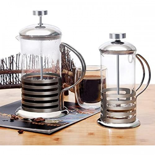 Woody Sofia Paslanmaz Çelik Gövdeli French Press Kahve Ve Çay Demleme Aparati