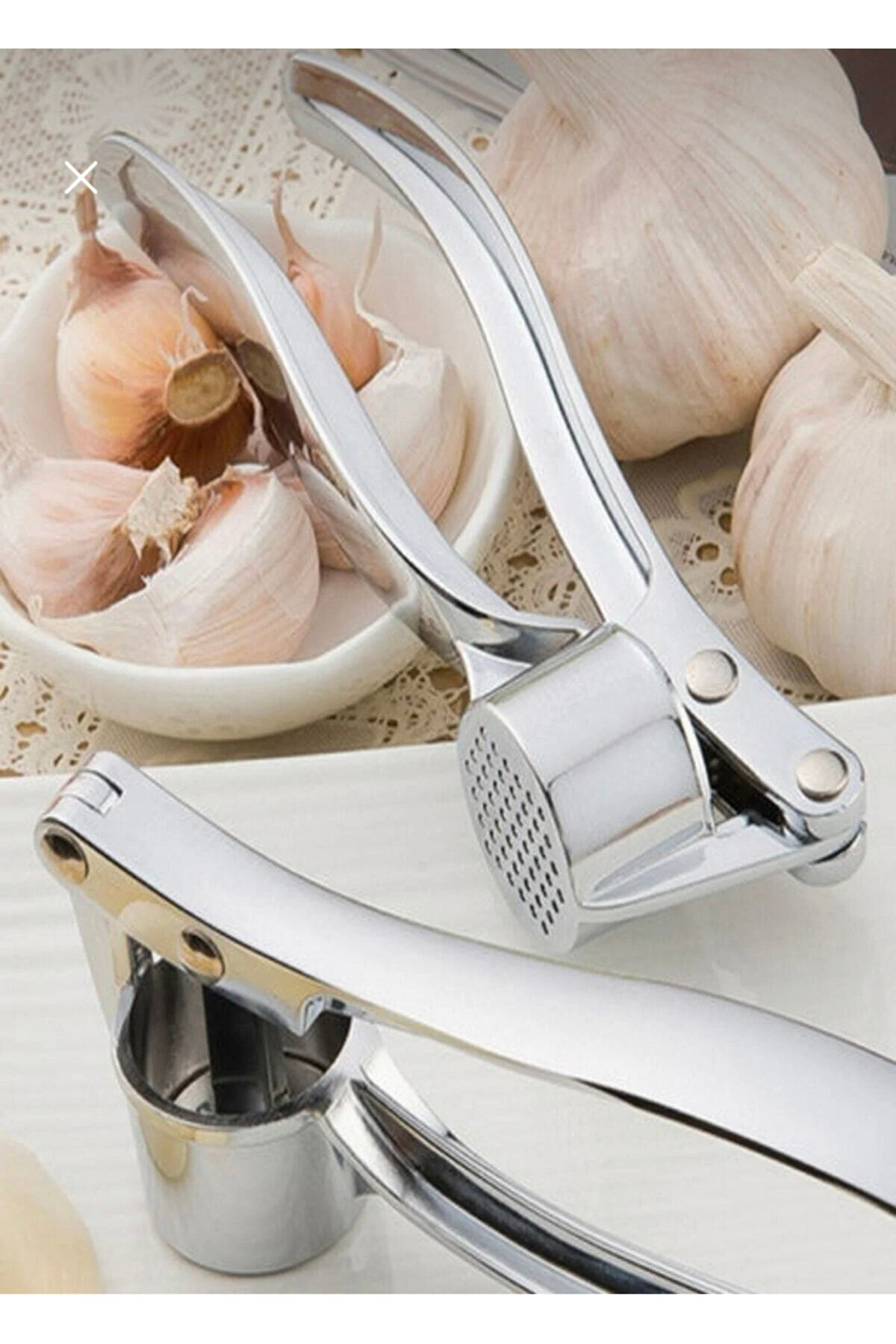 Çeyiz Bahçesi Paslanmaz Çelik Sarımsak Ezici