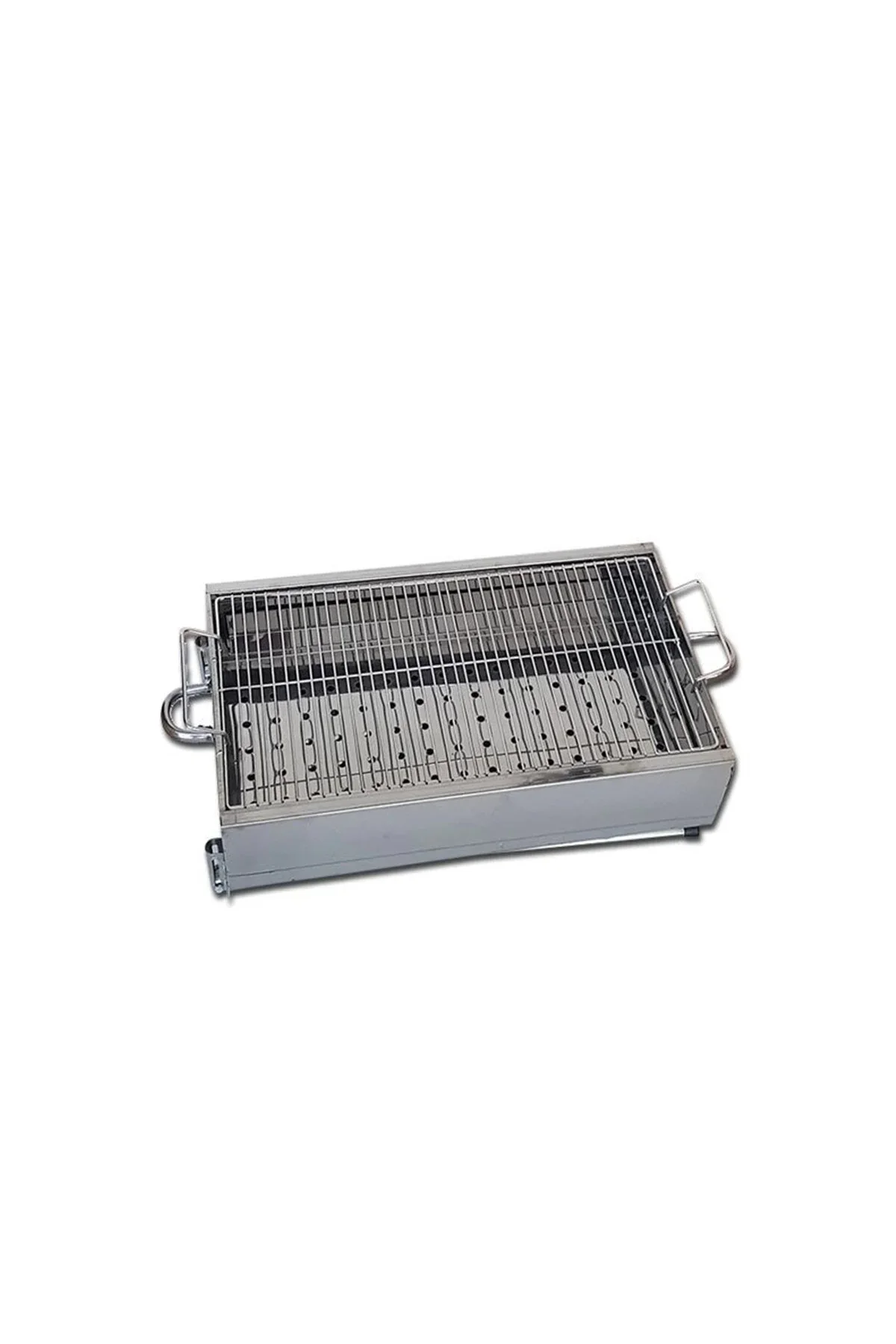 Paslanmaz Mangal Portatif Ayaklı - Standlı 70CM