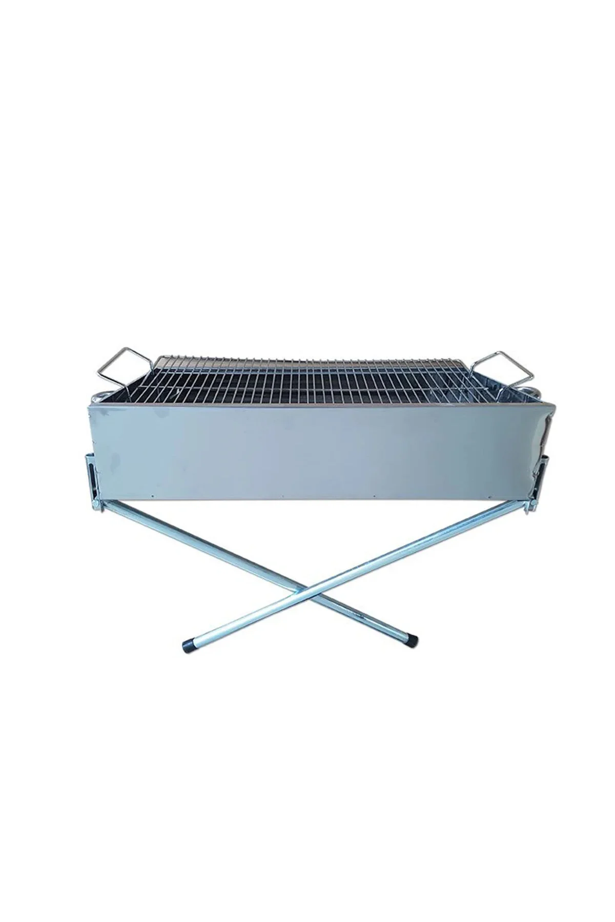 Paslanmaz Mangal Portatif Ayaklı - Standlı 70CM