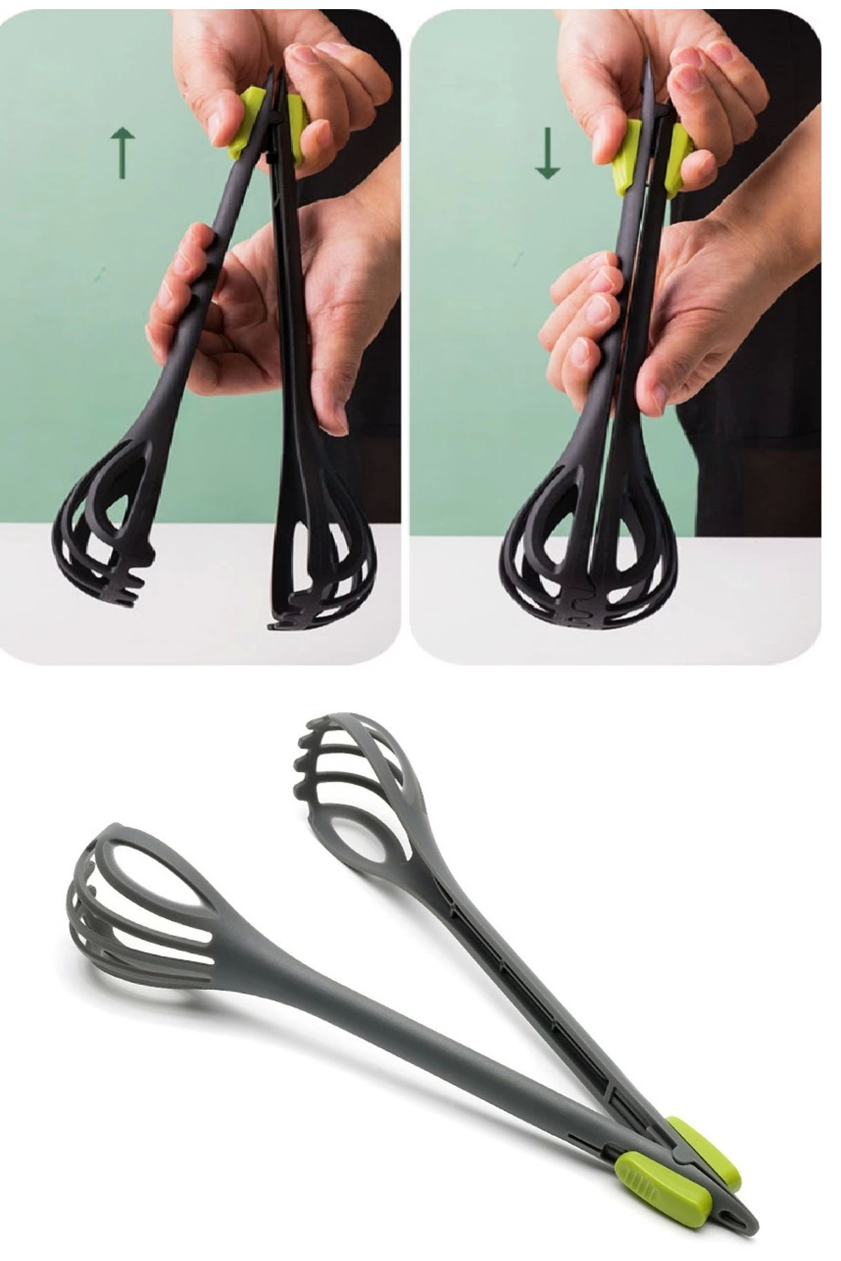 Colezium Paslanmaz Mutfak Maşası - 27 Cm Mangal Barbekü Maşası